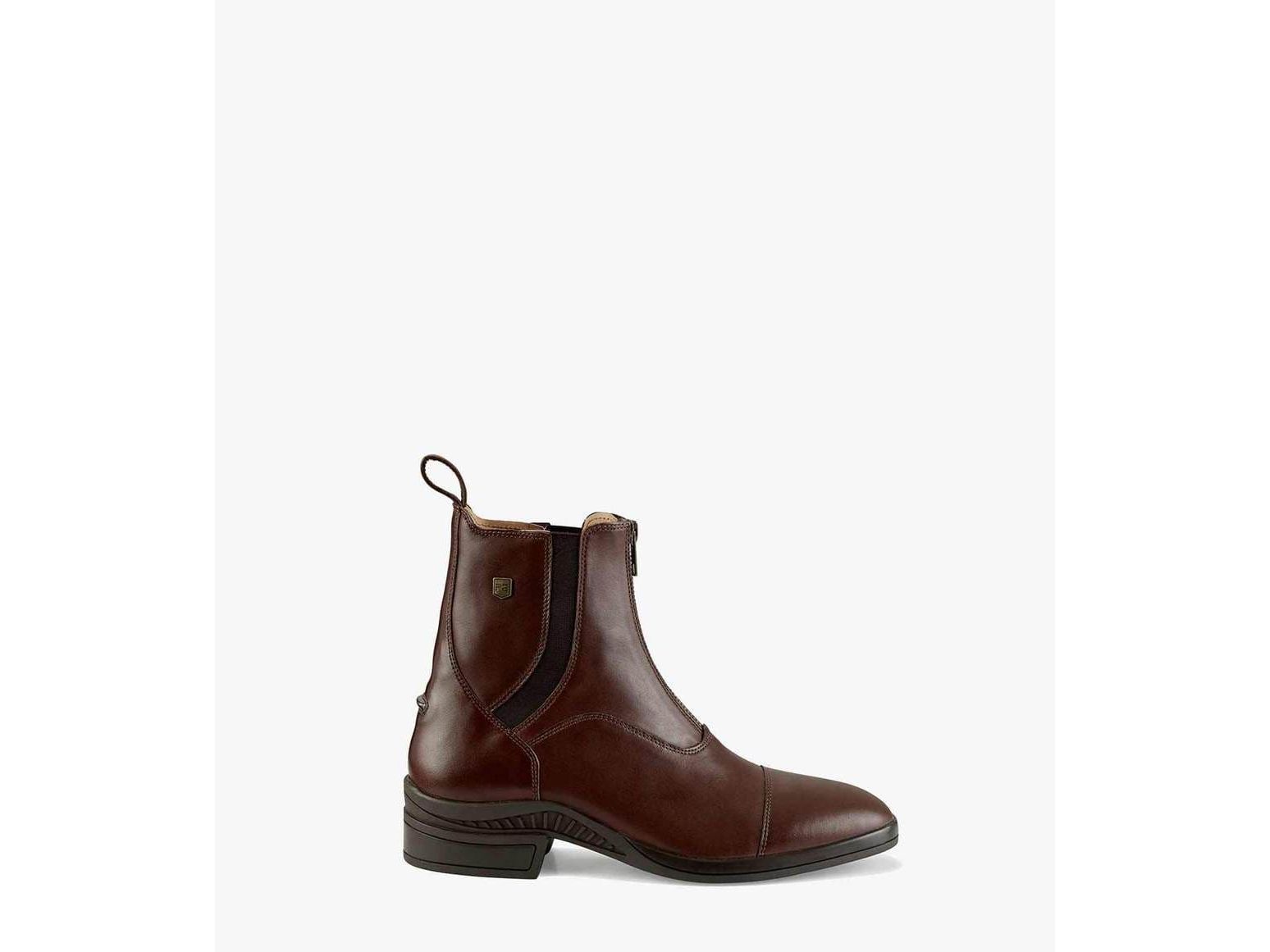 Premier Equine Balmoral Brown Leather Paddock/Riding Boots