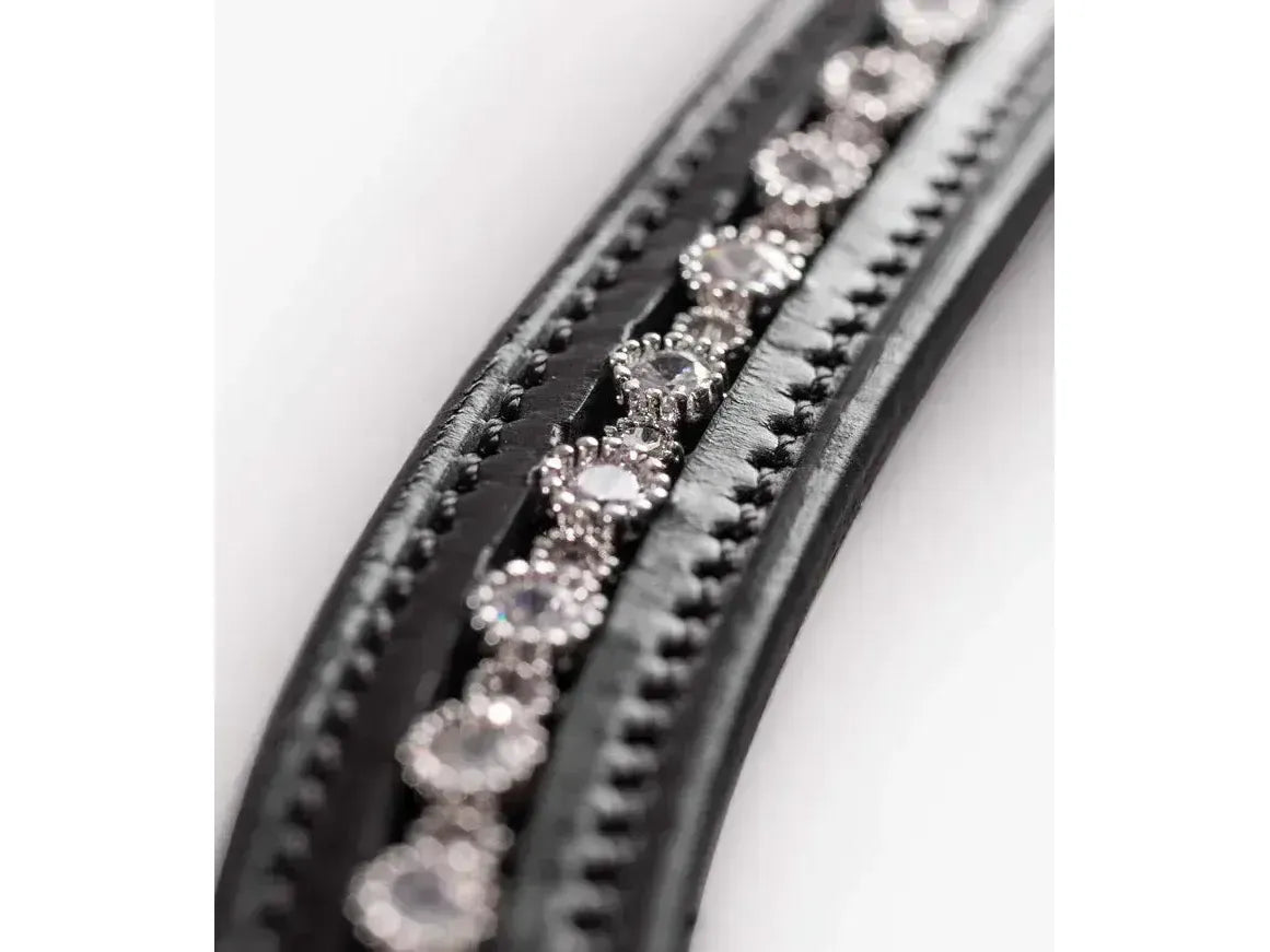 Premier Equine Bergamo Shaped Diamante Browband