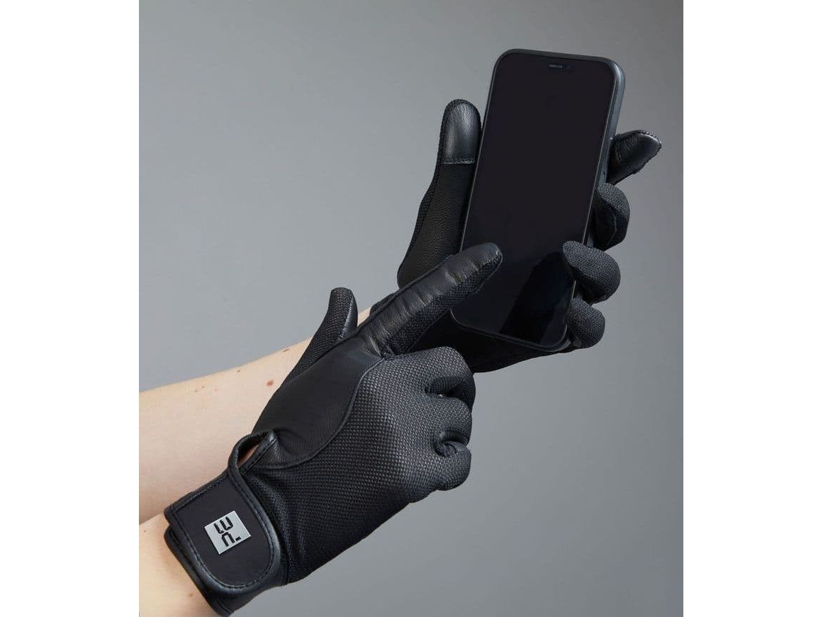 Premier Equine Bordoni Leather Mesh Riding Gloves
