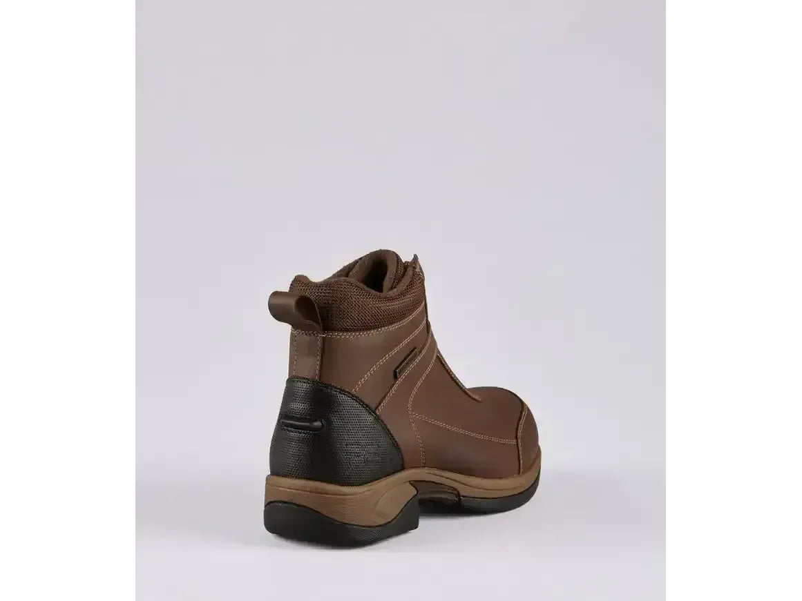 Premier Equine Borelli Waterproof Zipped Boot Brown