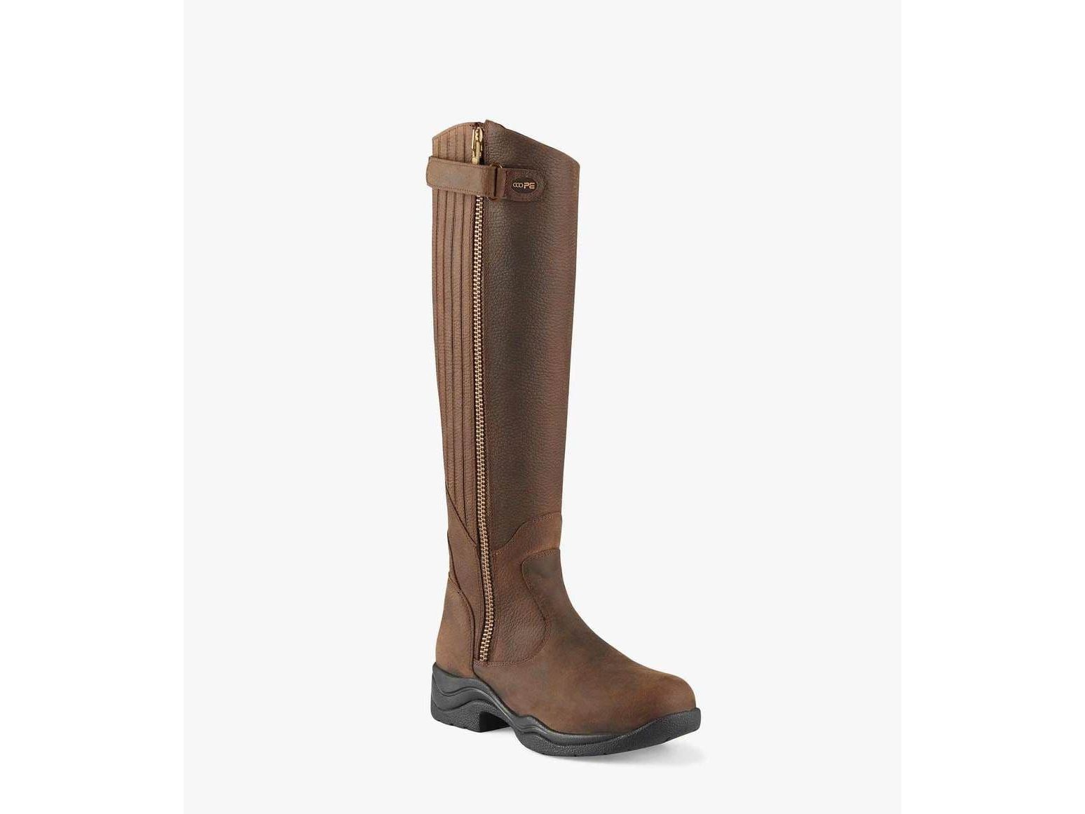 Premier Equine Brecon Ladies Brown Leather Country Boots