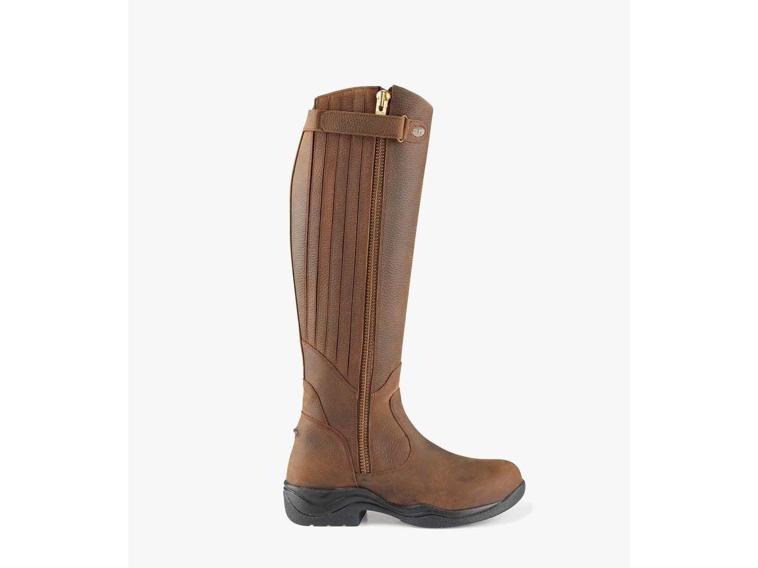 Premier Equine Brecon Ladies Brown Leather Country Boots