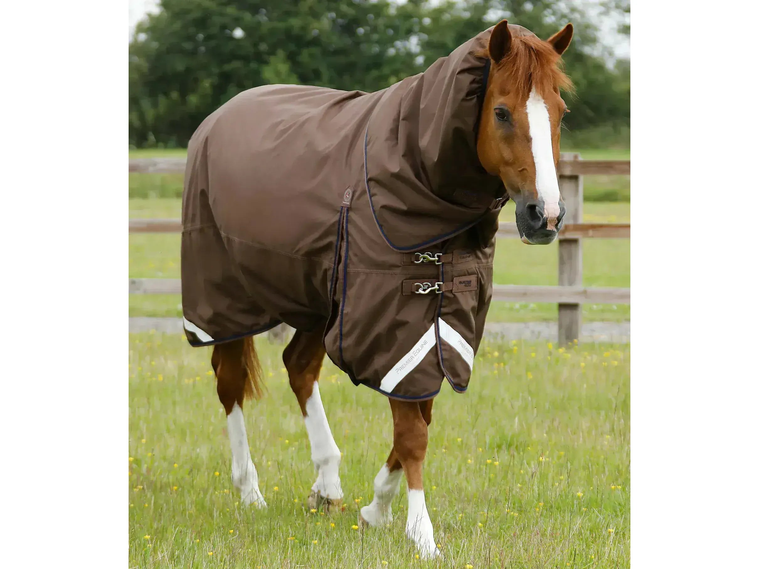 Premier Equine Buster 400g Turnout Rug with Snug-Fit Neck Cover