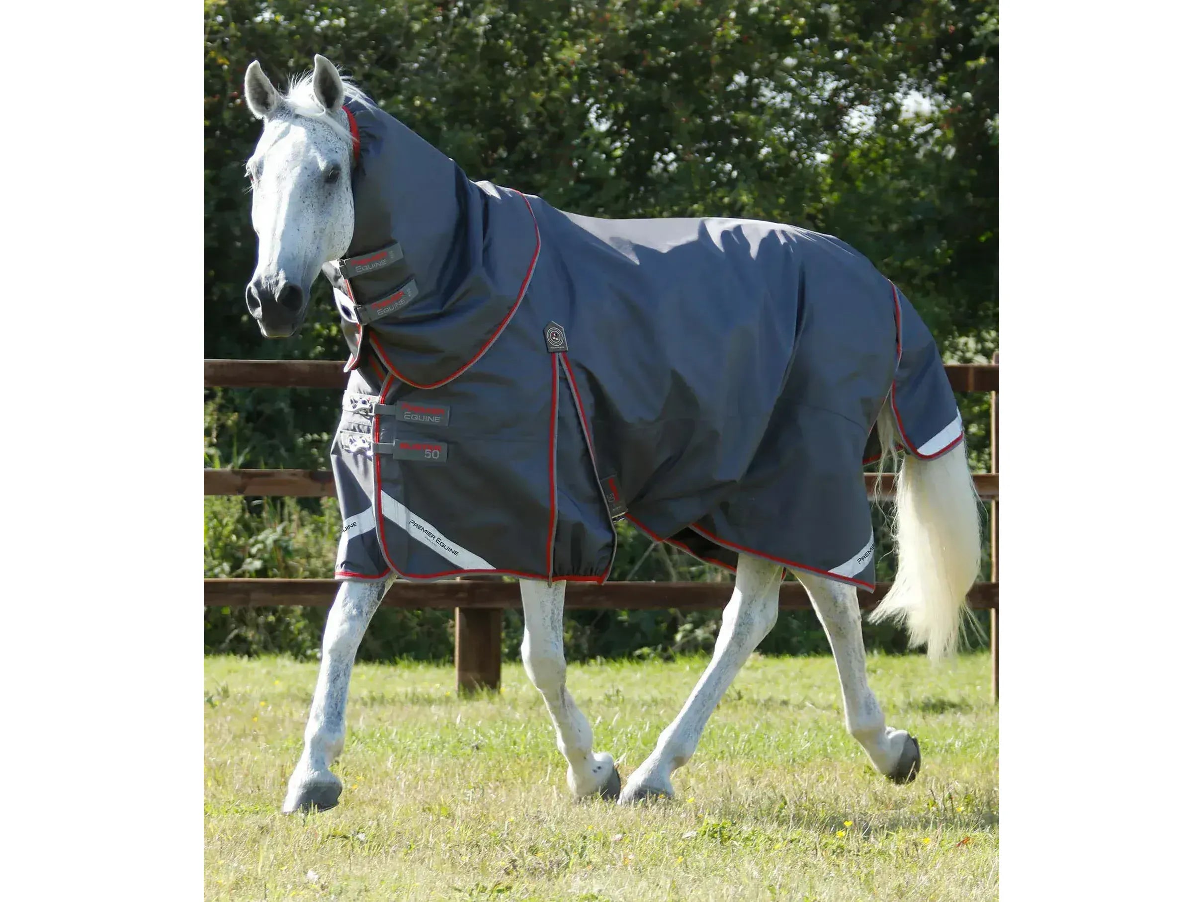 Premier Equine Buster 50g Turnout Rug with Snug-Fit Neck Cover
