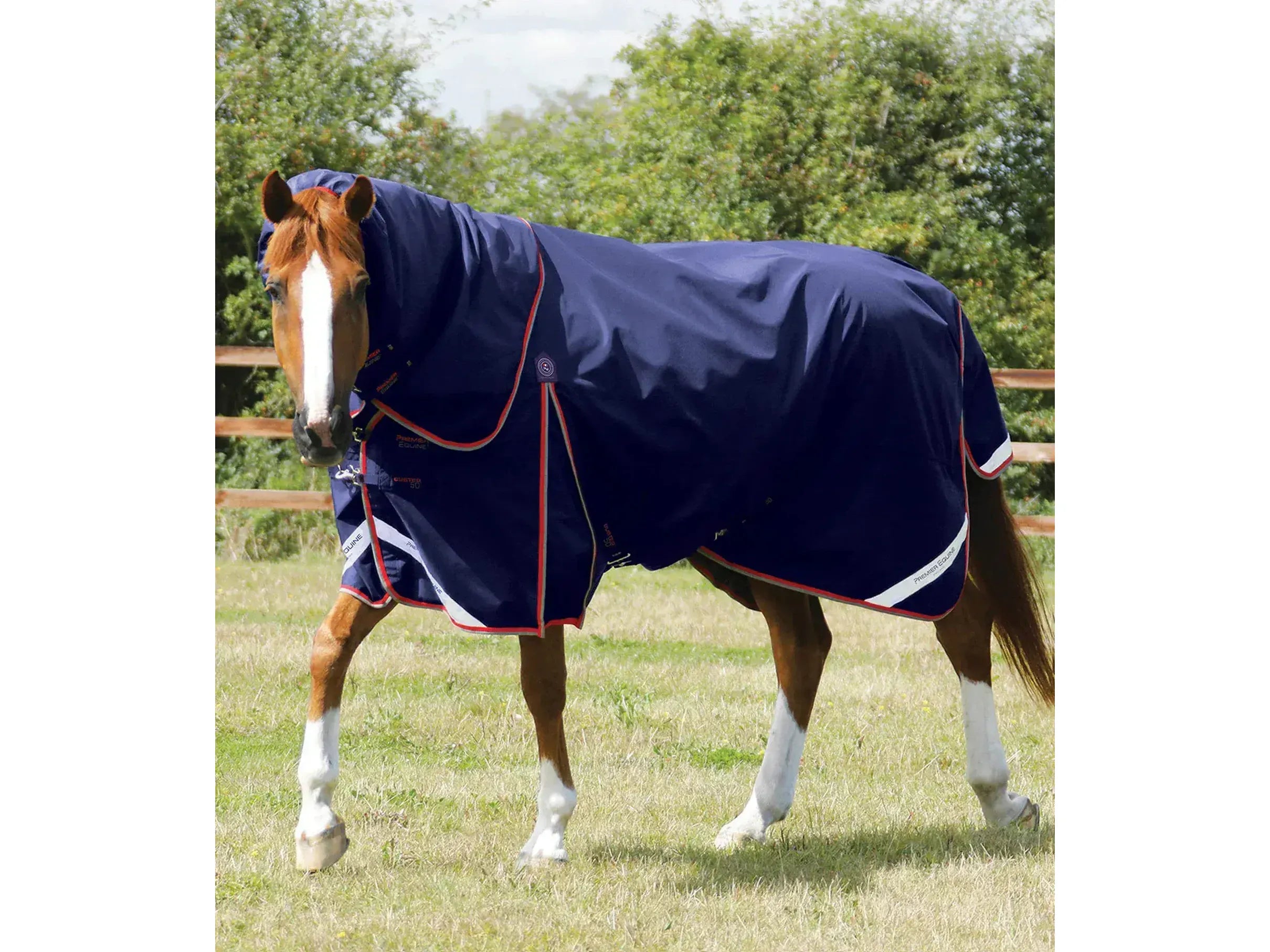 Premier Equine Buster 50g Turnout Rug with Snug-Fit Neck Cover