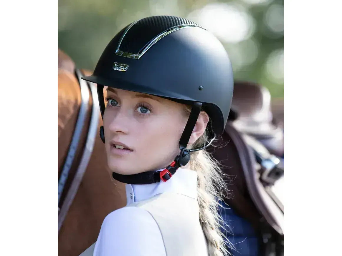 Premier Equine Centauri Horse Riding Helmet - Black