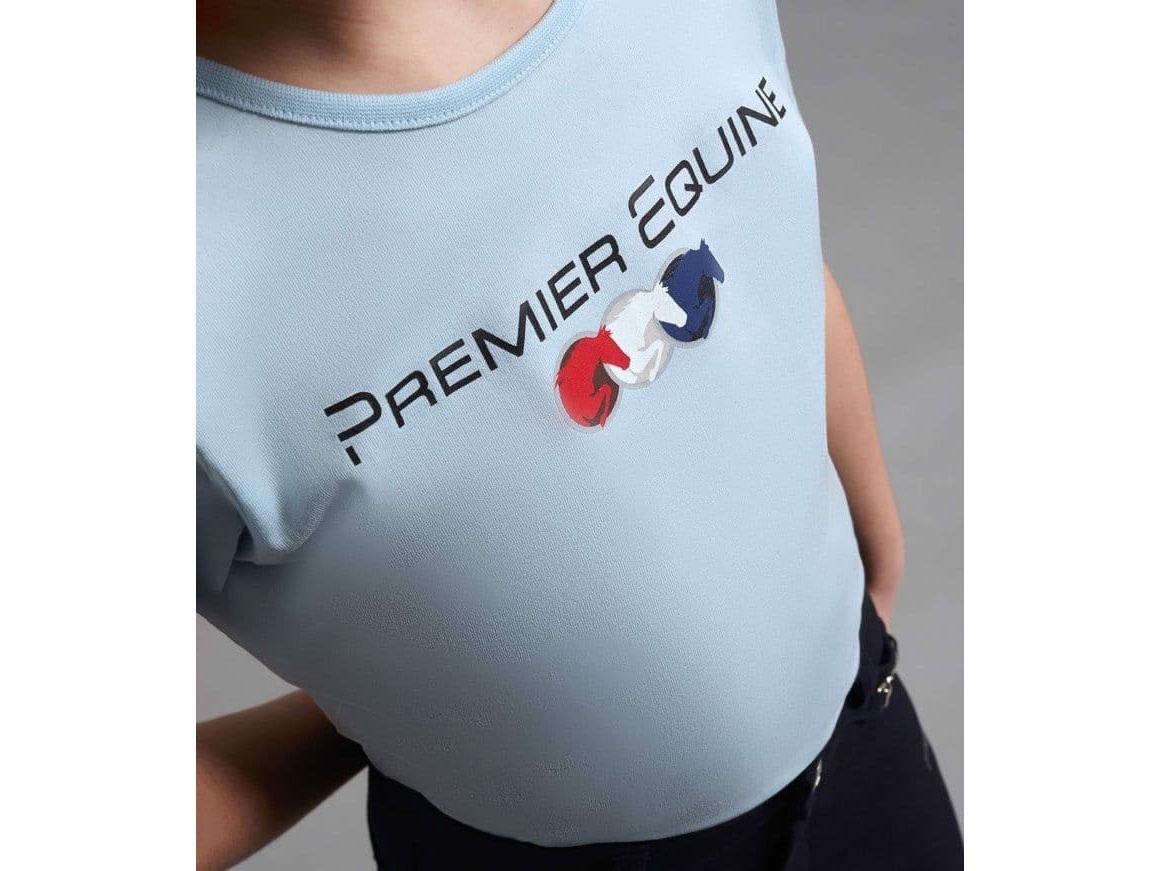 Premier Equine Chiaro Girls Cotton Riding T-Shirt