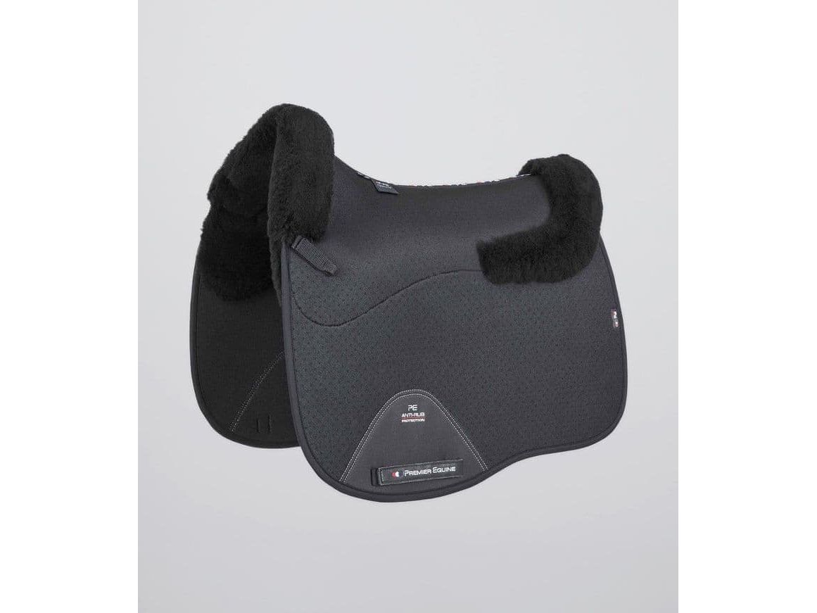 Premier Equine Close Contact Airtechnology Shockproof Wool Saddle Pad - Dressage Square