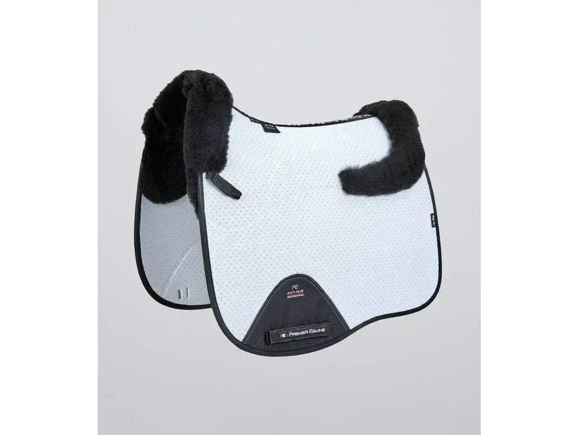 Premier Equine Close Contact Airtechnology Shockproof Wool Saddle Pad - Dressage Square