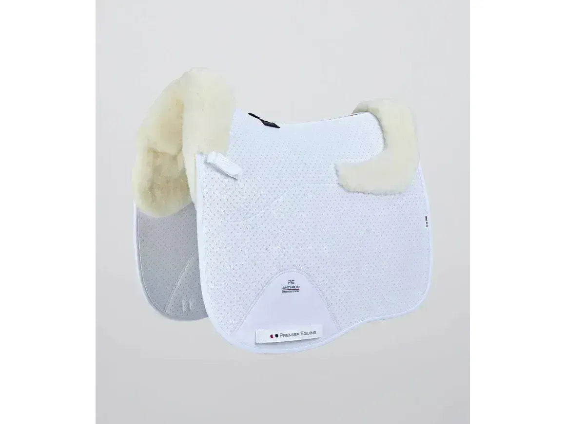 Premier Equine Close Contact Airtechnology Shockproof Wool Saddle Pad - Dressage Square