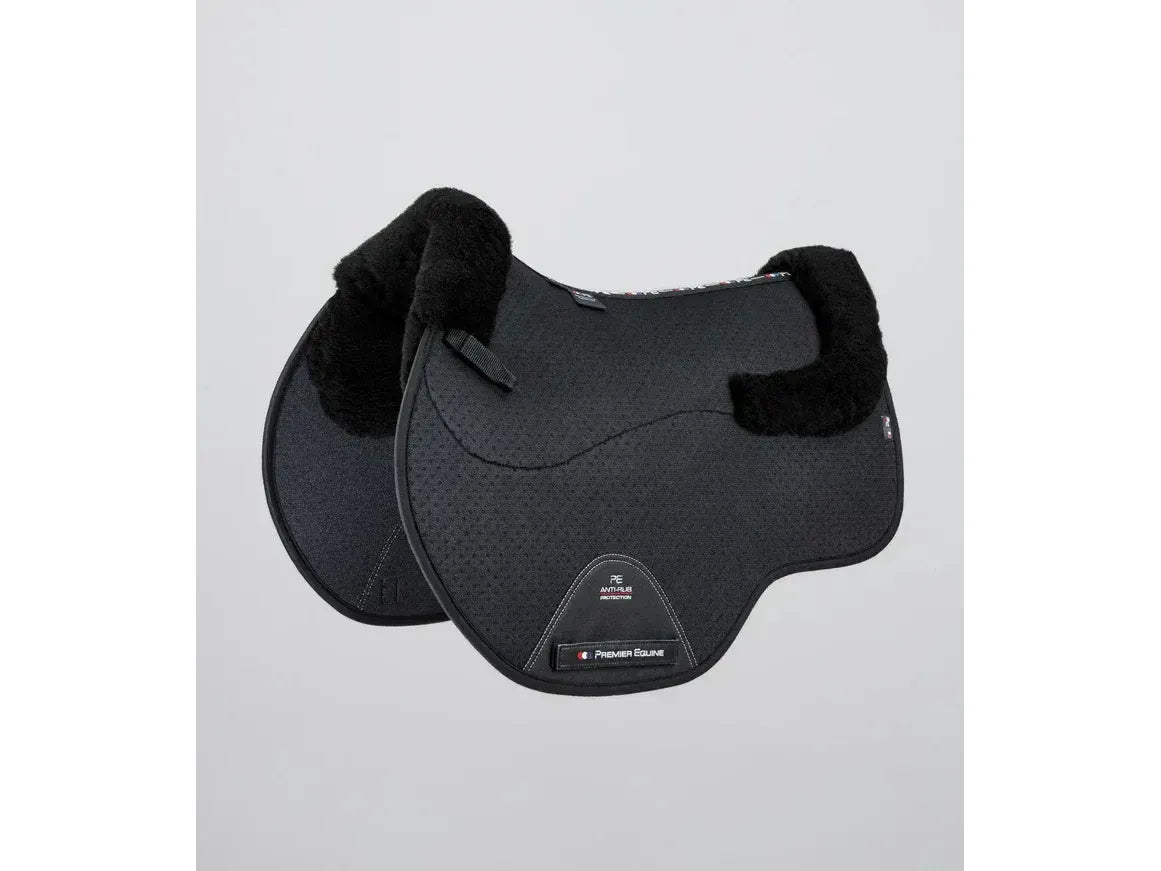 Premier Equine Close Contact Airtechnology Shockproof Wool Saddle Pad - GP/Jump Square