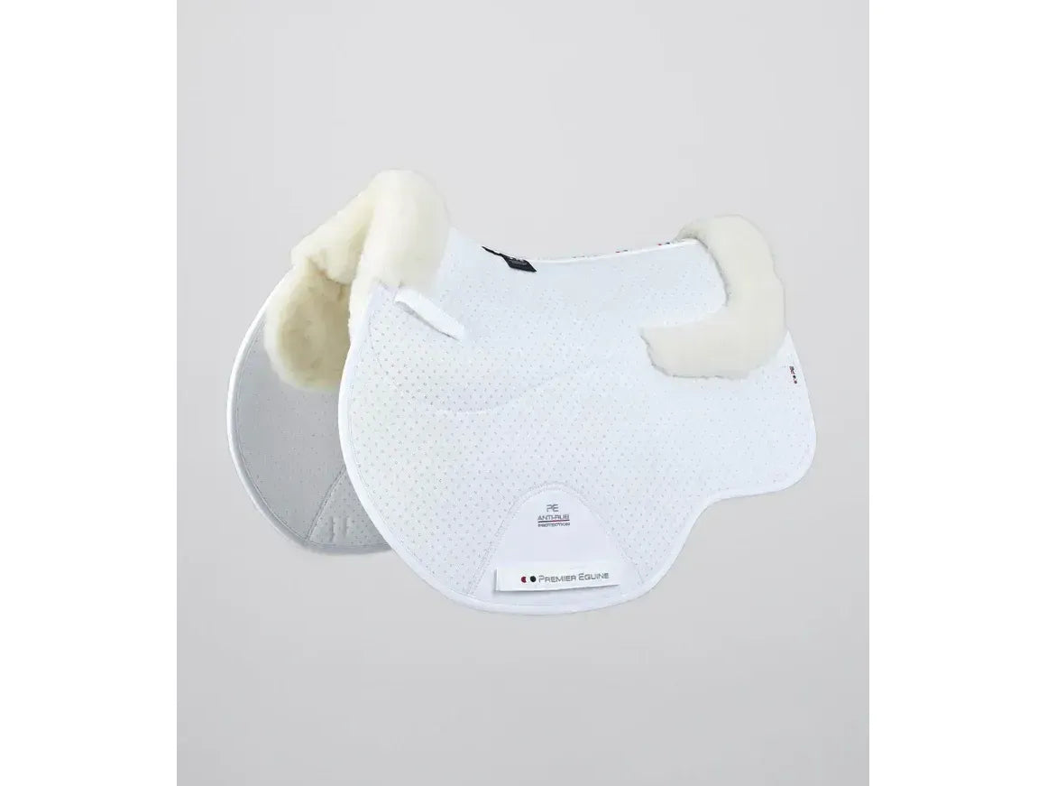 Premier Equine Close Contact Airtechnology Shockproof Wool Saddle Pad - GP/Jump Square