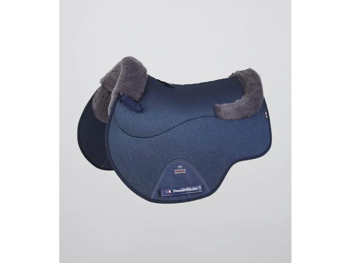 Premier Equine Close Contact Airtechnology Shockproof Wool Saddle Pad - GP/Jump Square