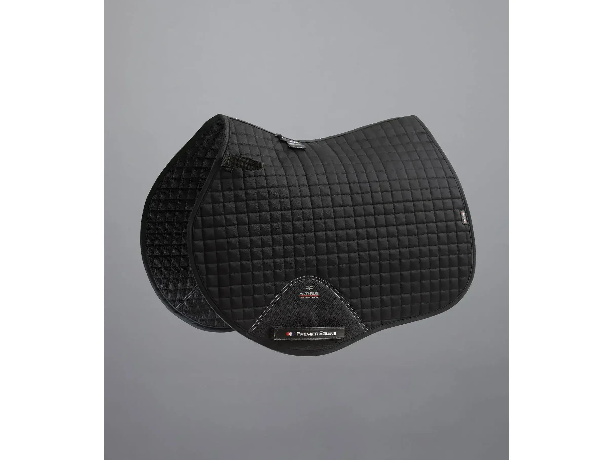 Premier Equine Close Contact Plain Cotton GP/Jump Saddle Square