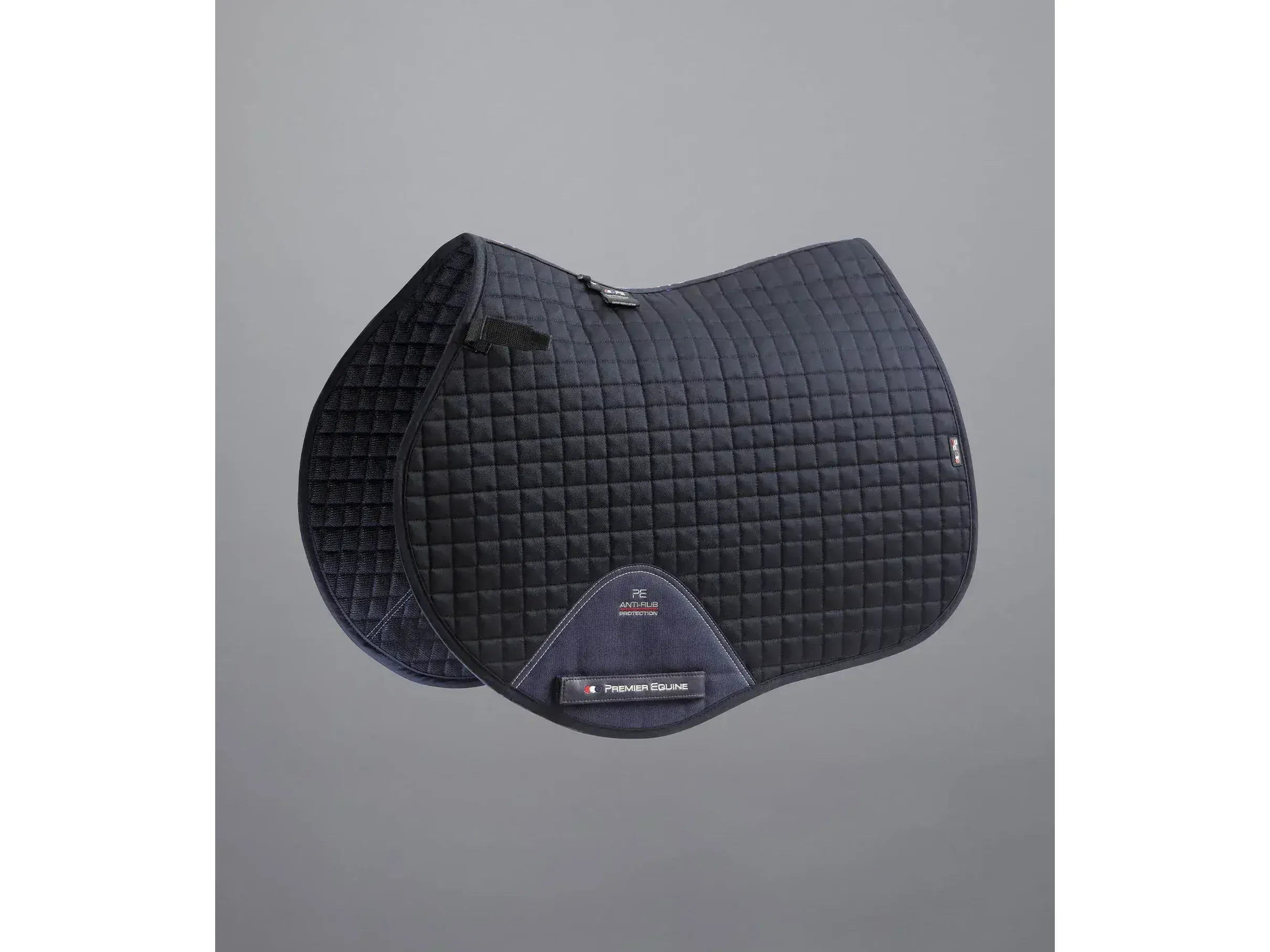 Premier Equine Close Contact Plain Cotton GP/Jump Saddle Square