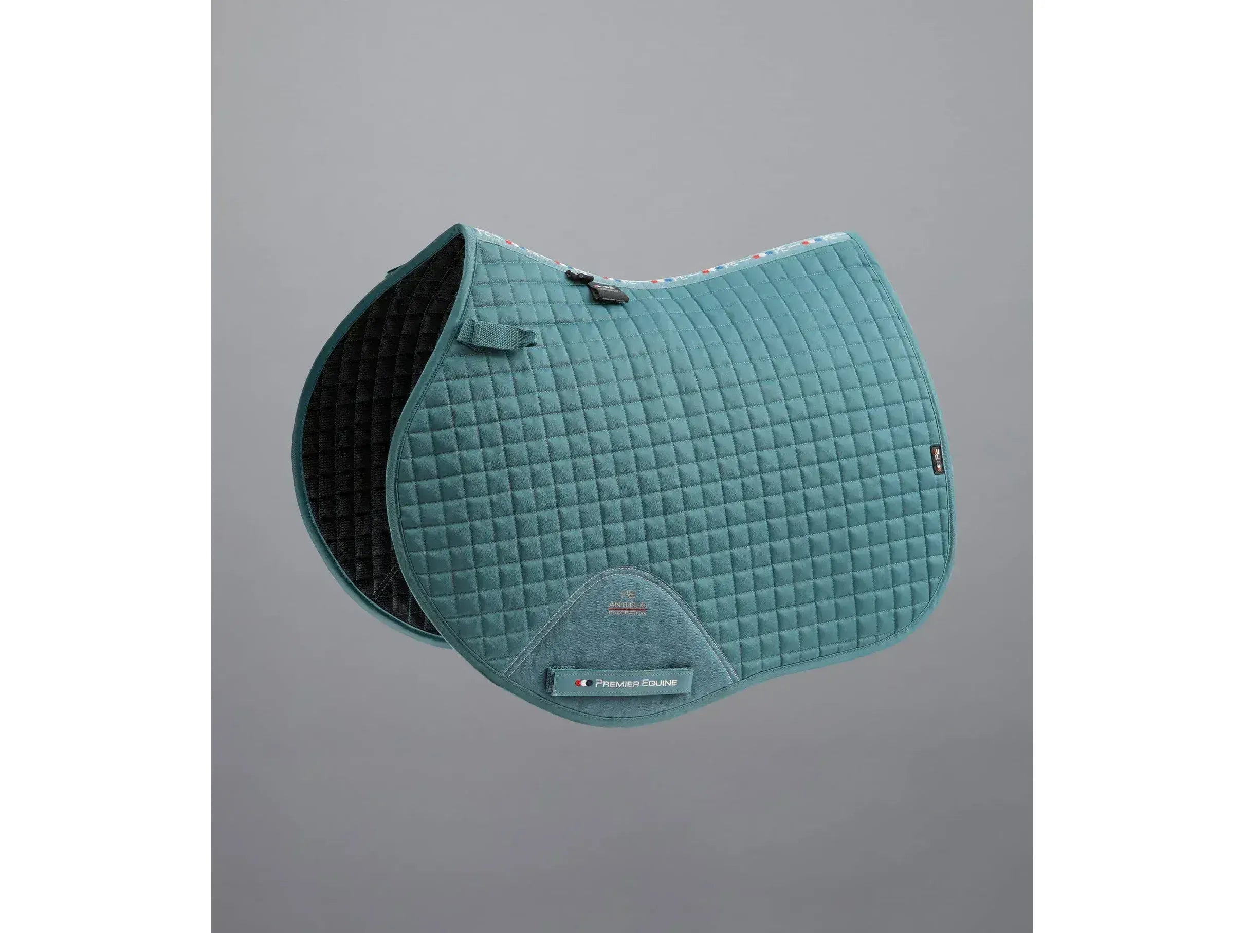 Premier Equine Close Contact Plain Cotton GP/Jump Saddle Square
