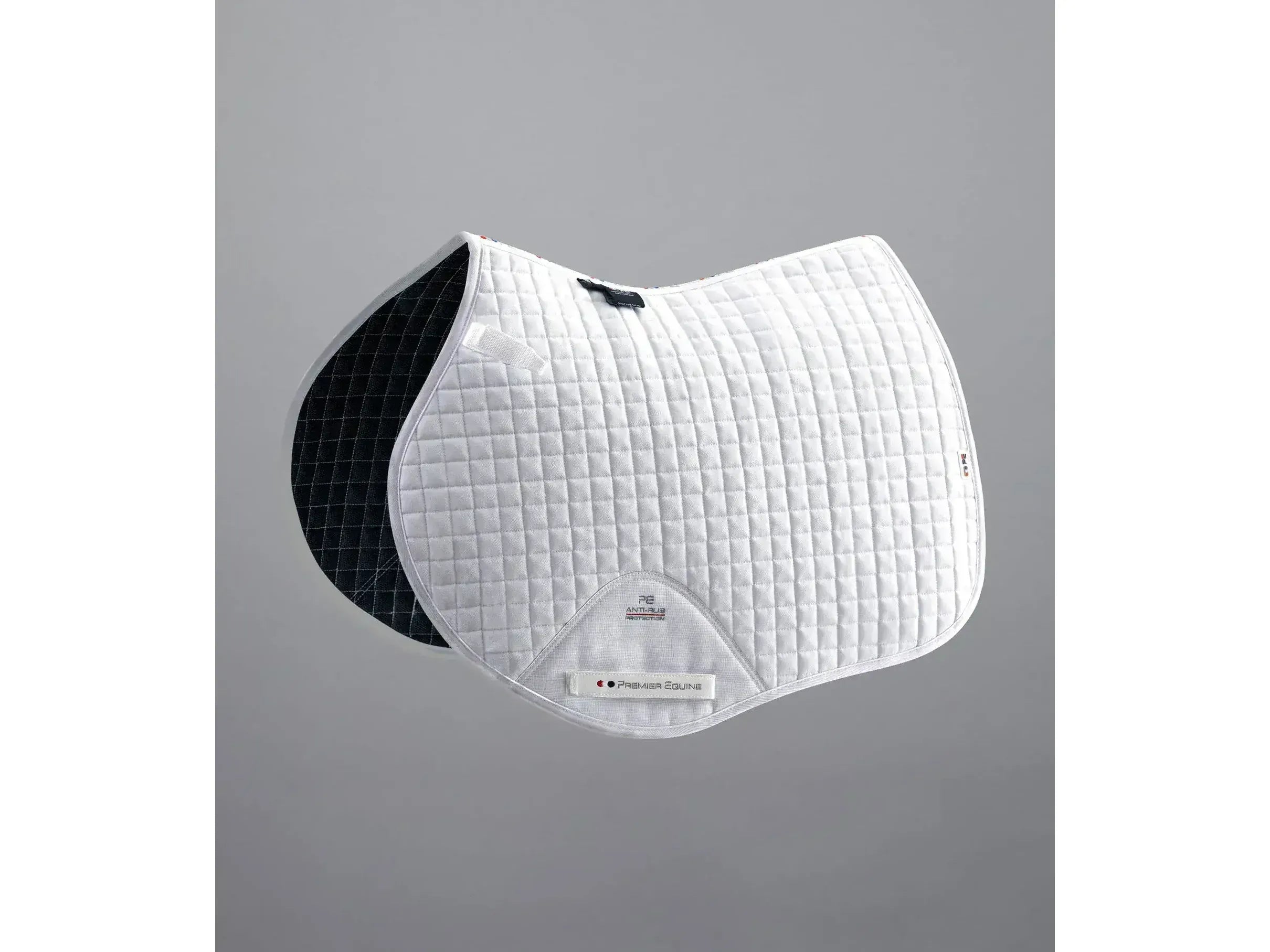 Premier Equine Close Contact Plain Cotton GP/Jump Saddle Square