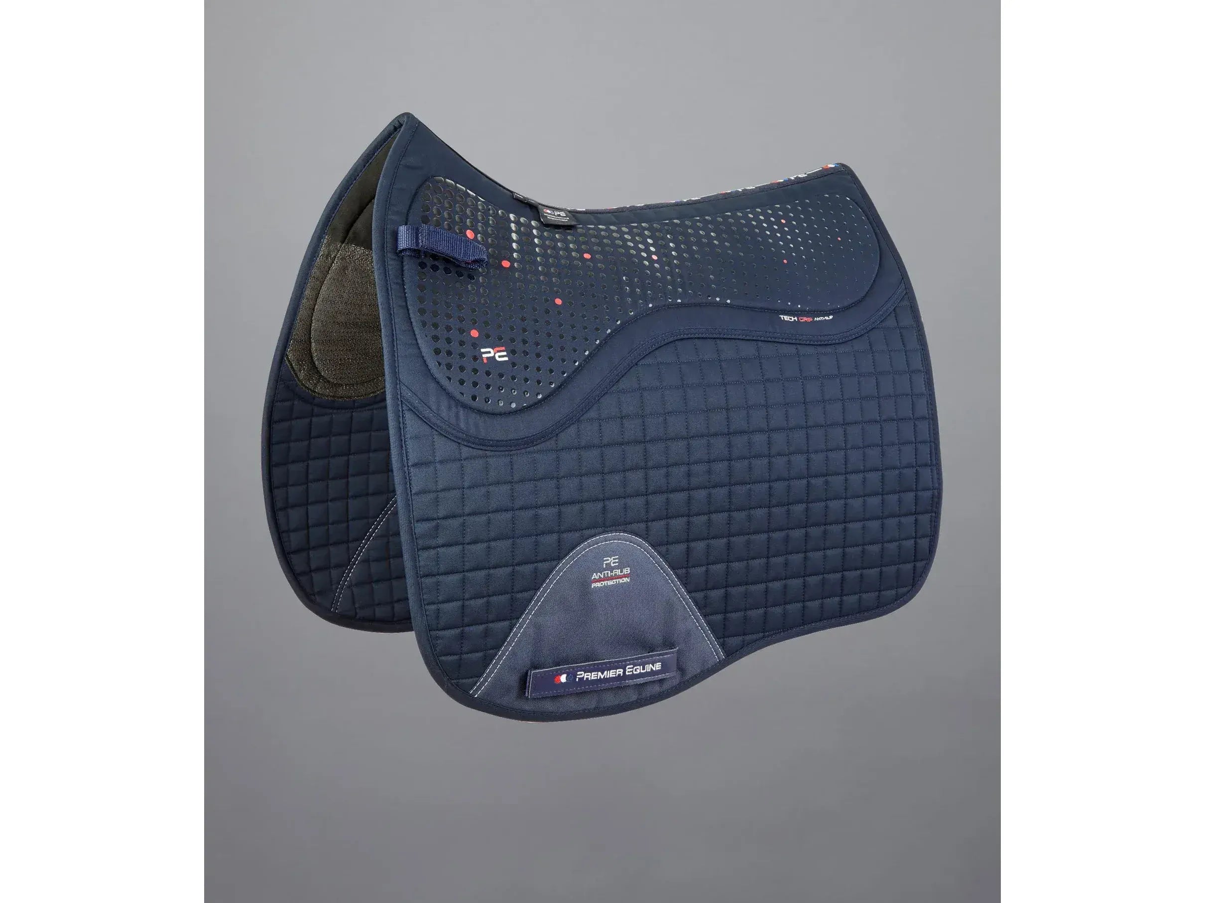 Premier Equine Close Contact Tech Grip Pro Anti-Slip Saddle Pad - Dressage Square