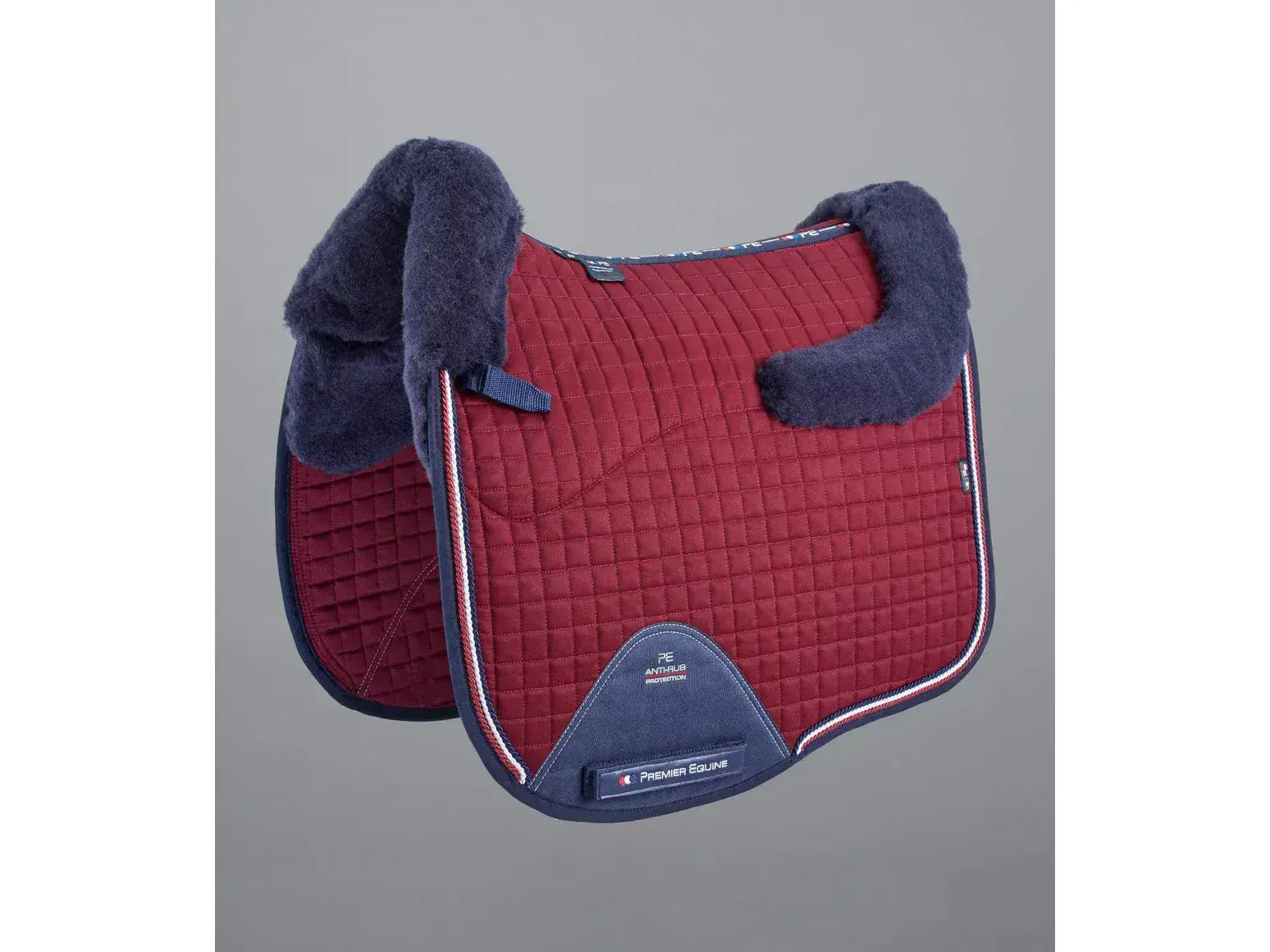 Premier Equine Close Contact Wool Half Lined European Dressage Saddle Square