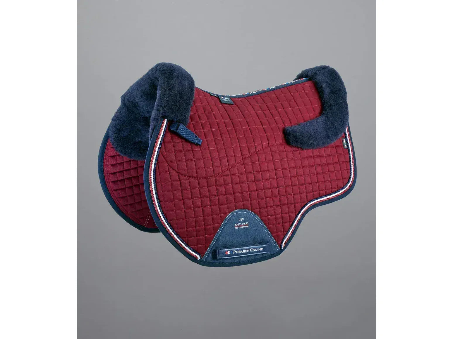 Premier Equine Close Contact Wool Half Lined European GP/Jump Saddle Square