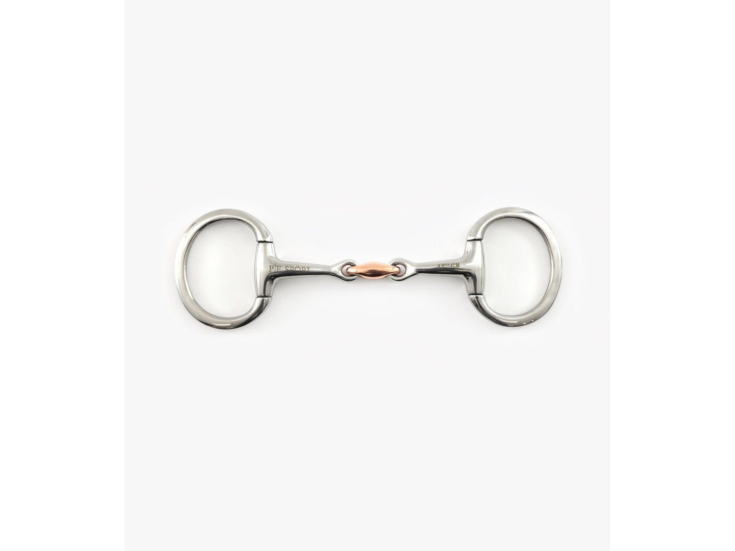 Premier Equine Eggbutt Snaffle with Copper Lozenge