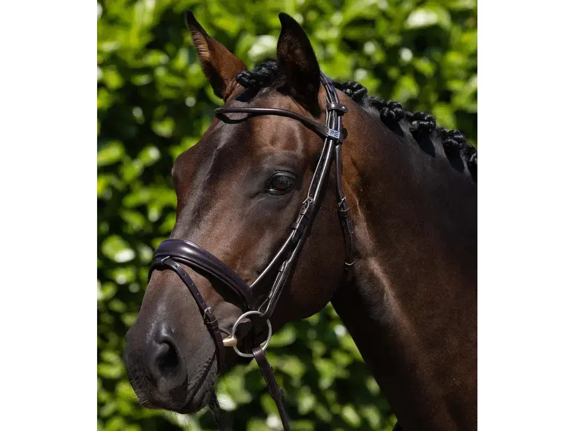 Premier Equine Finetti Rolled Leather Snaffle Bridle