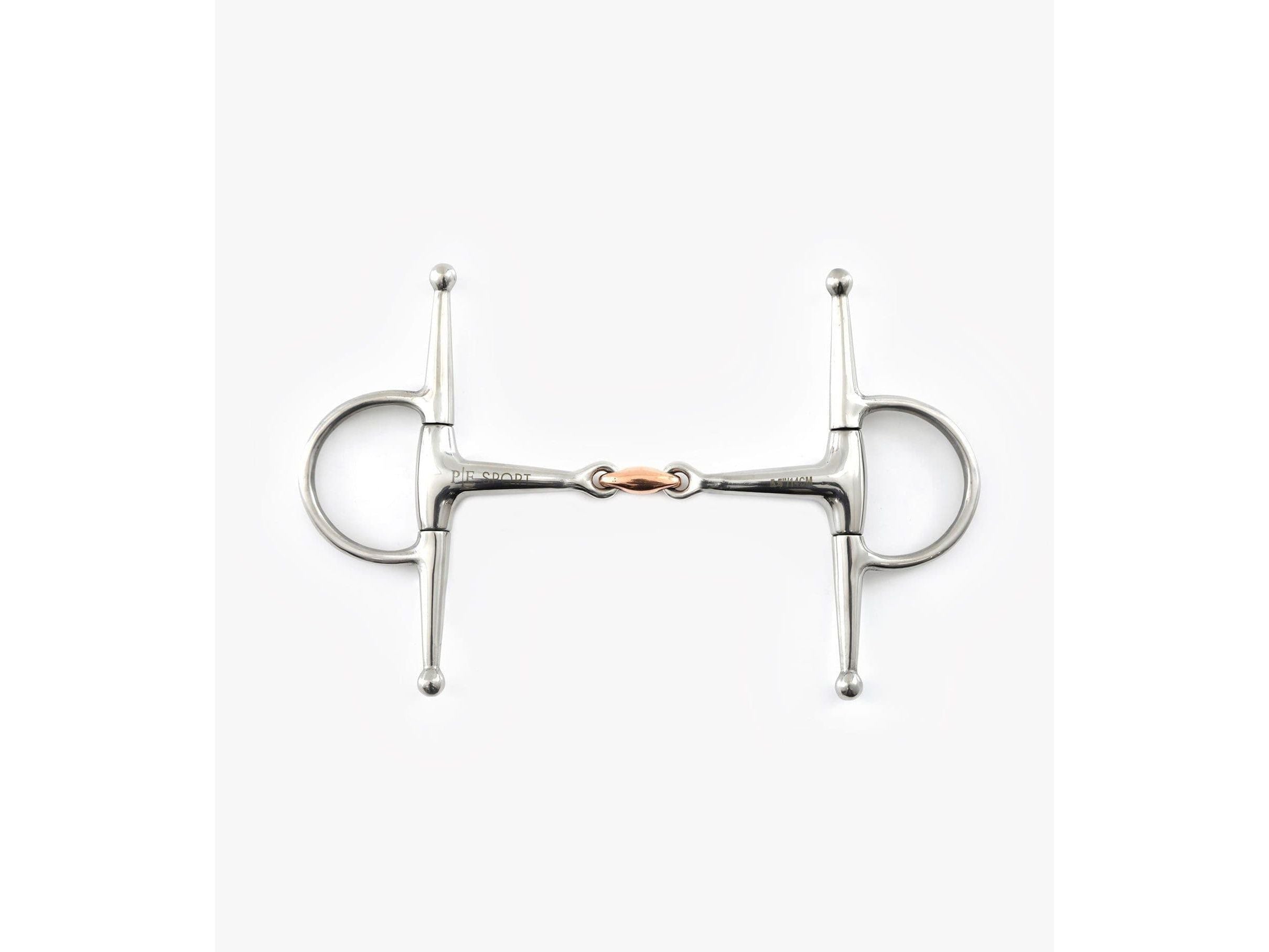 Premier Equine Full Cheek Snaffle with Copper Lozenge