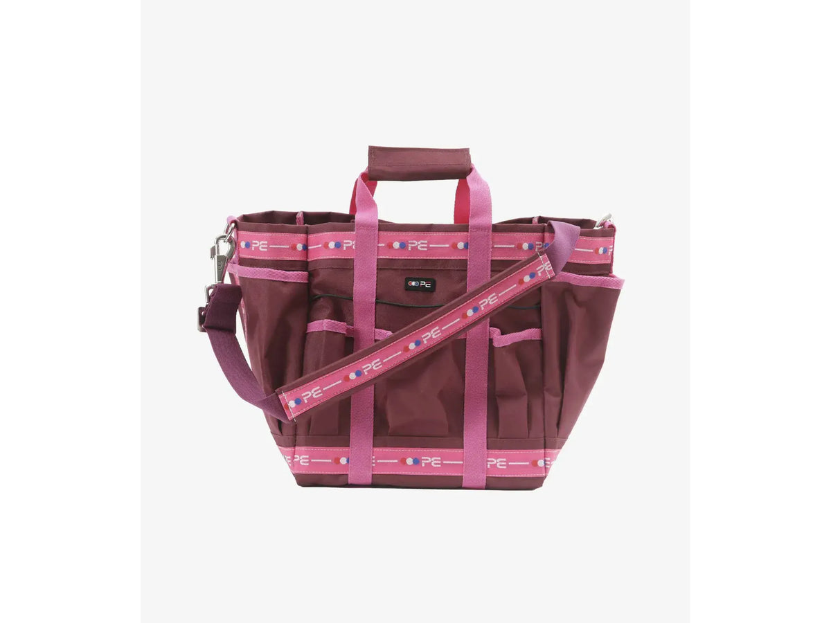 Premier Equine Grooming Kit Bag - Wine & Fuchsia