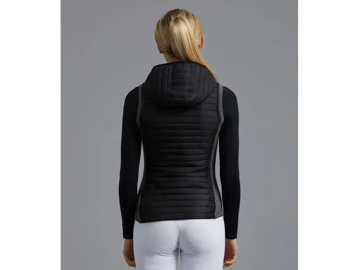 Premier Equine Lamera Ladies Hybrid Technical Riding Gilet Black UK 8 RRP £48.00