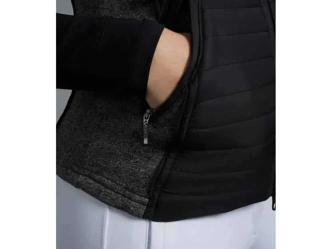 Premier Equine Lamera Ladies Hybrid Technical Riding Gilet Black UK 8 RRP £48.00