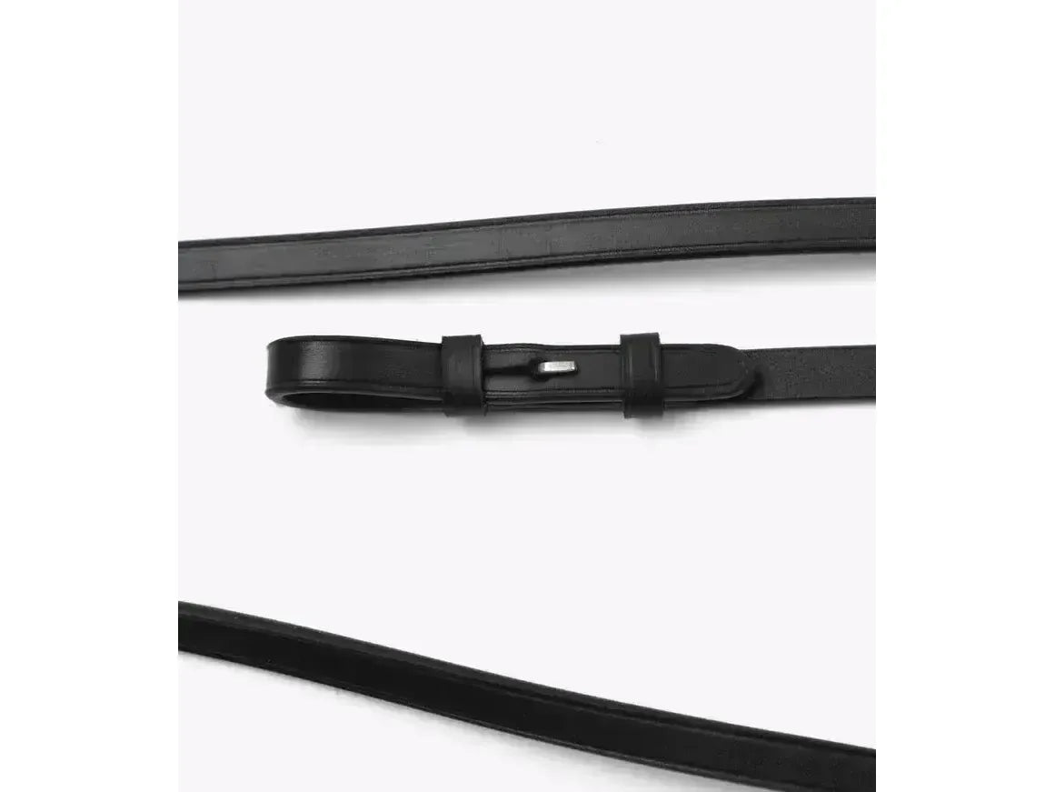 Premier Equine Leonardo Plain Leather Double Bridle Reins