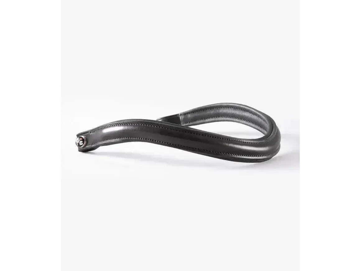 Premier Equine Liscio Plain Shaped Leather Browband