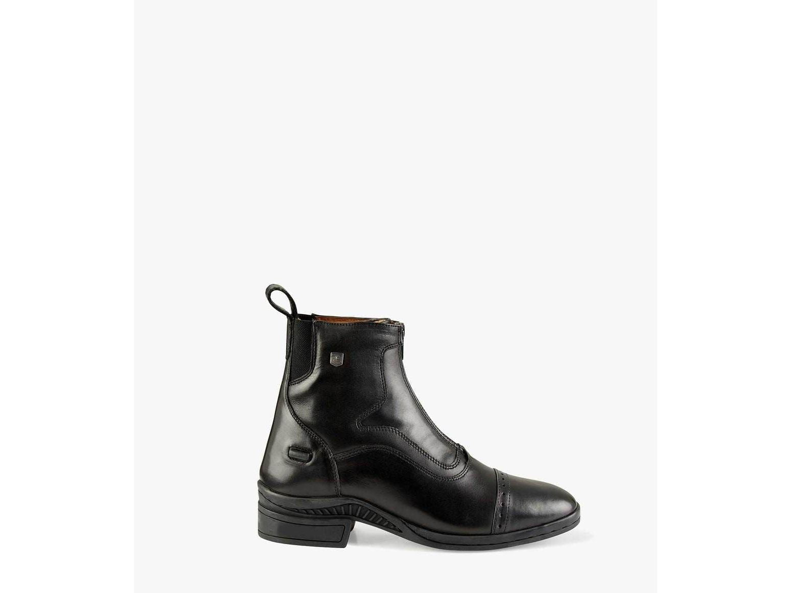 Premier Equine Loxley Ladies Black Leather Paddock Boots