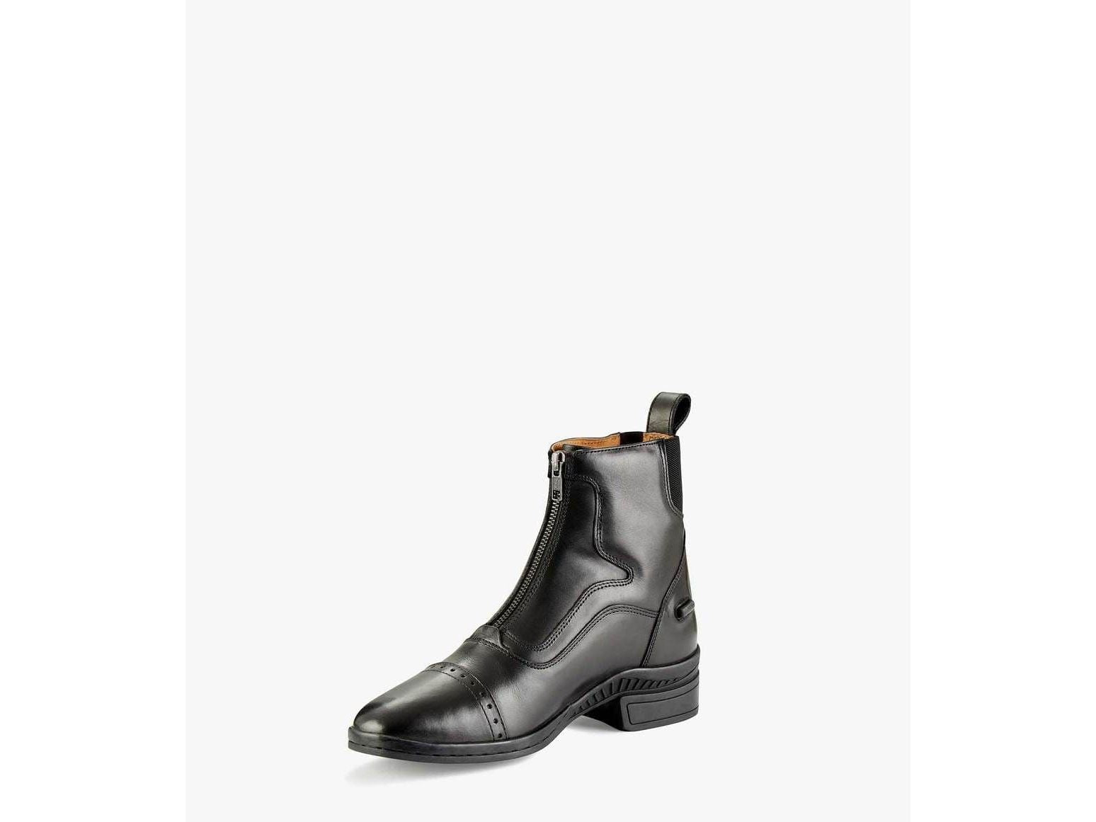 Premier Equine Loxley Ladies Black Leather Paddock Boots