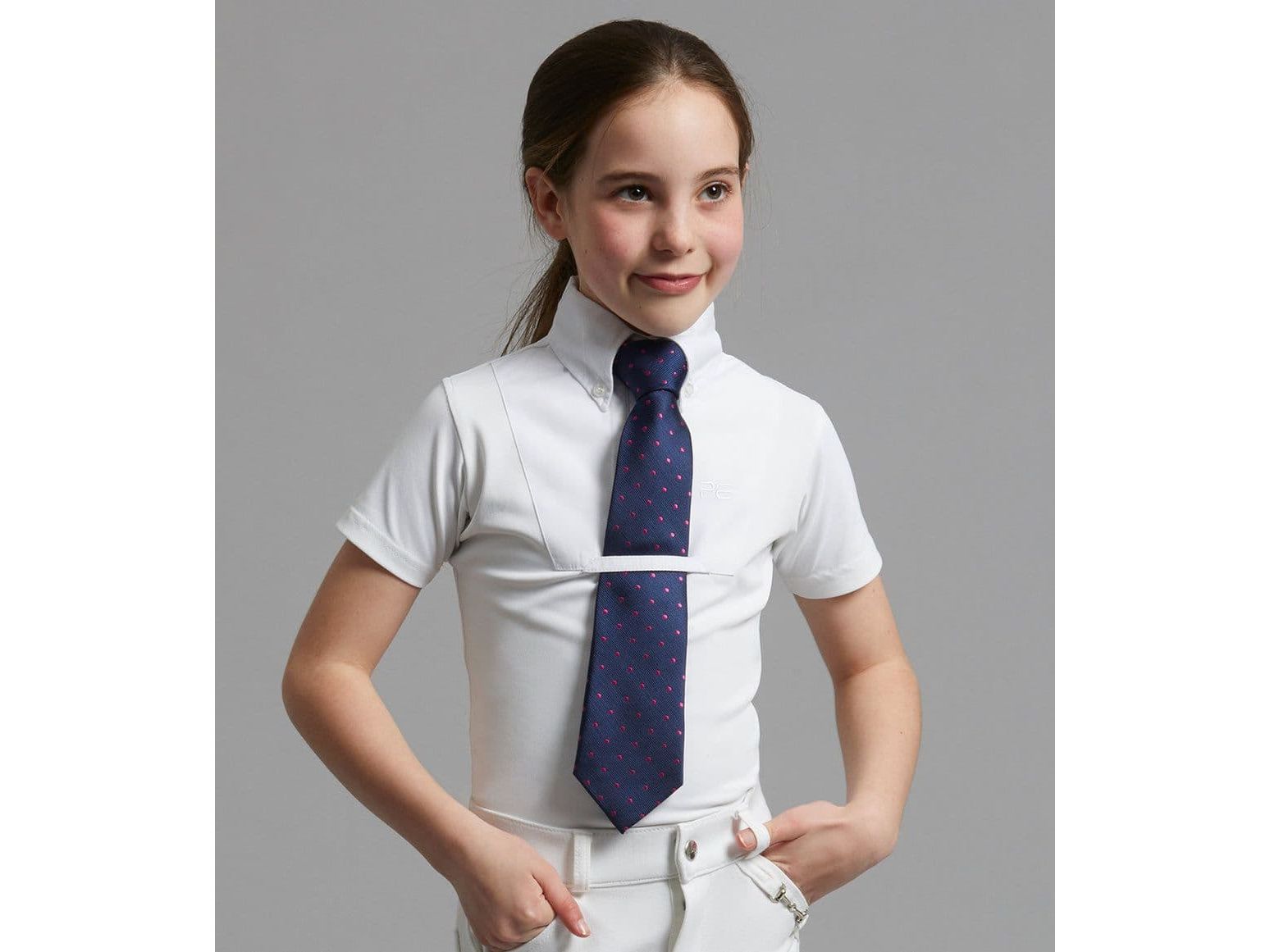 Premier Equine Luciana Girls Short Sleeve Show Shirt