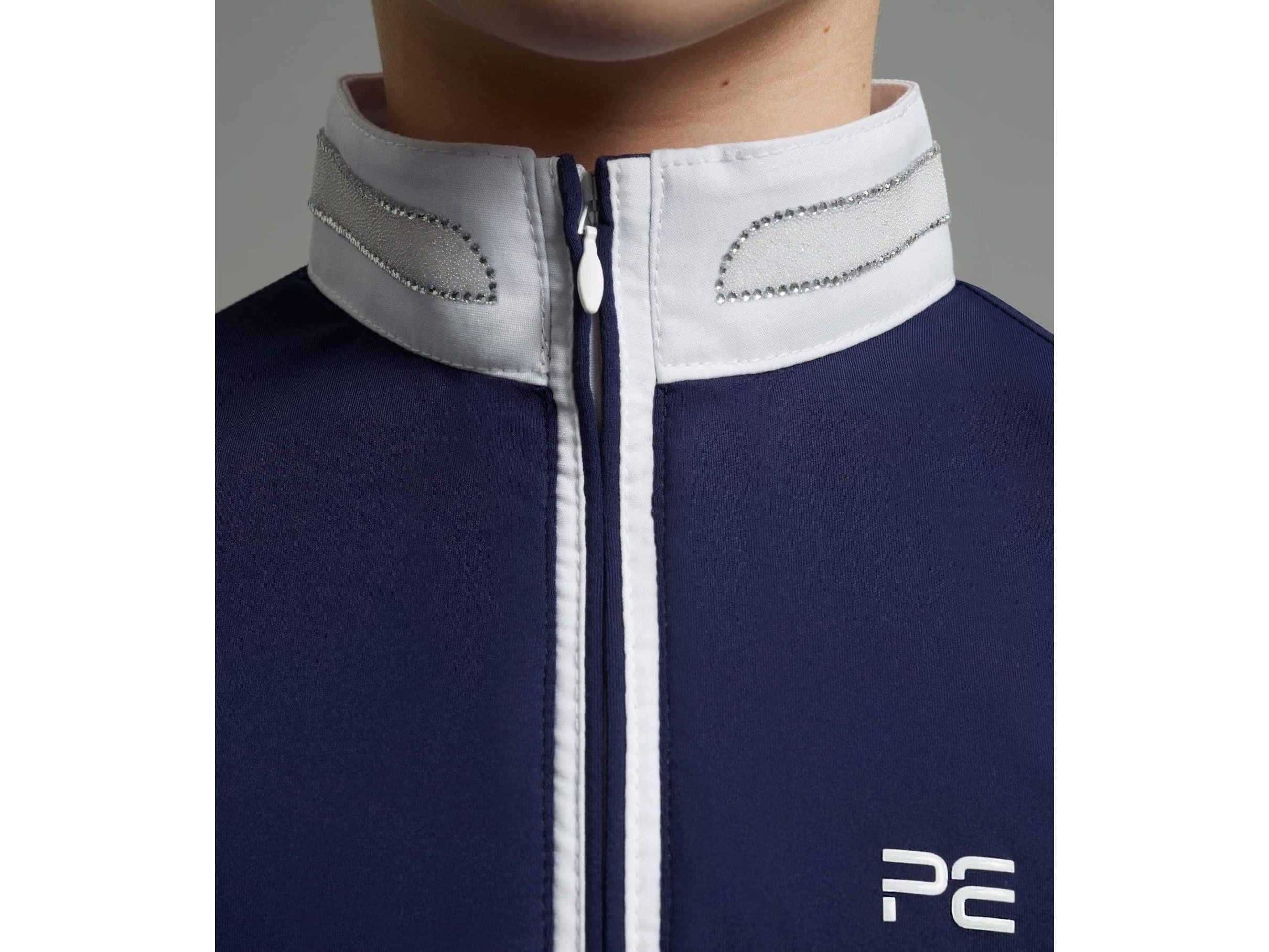 Premier Equine Maria Girls Diamante Show Shirt