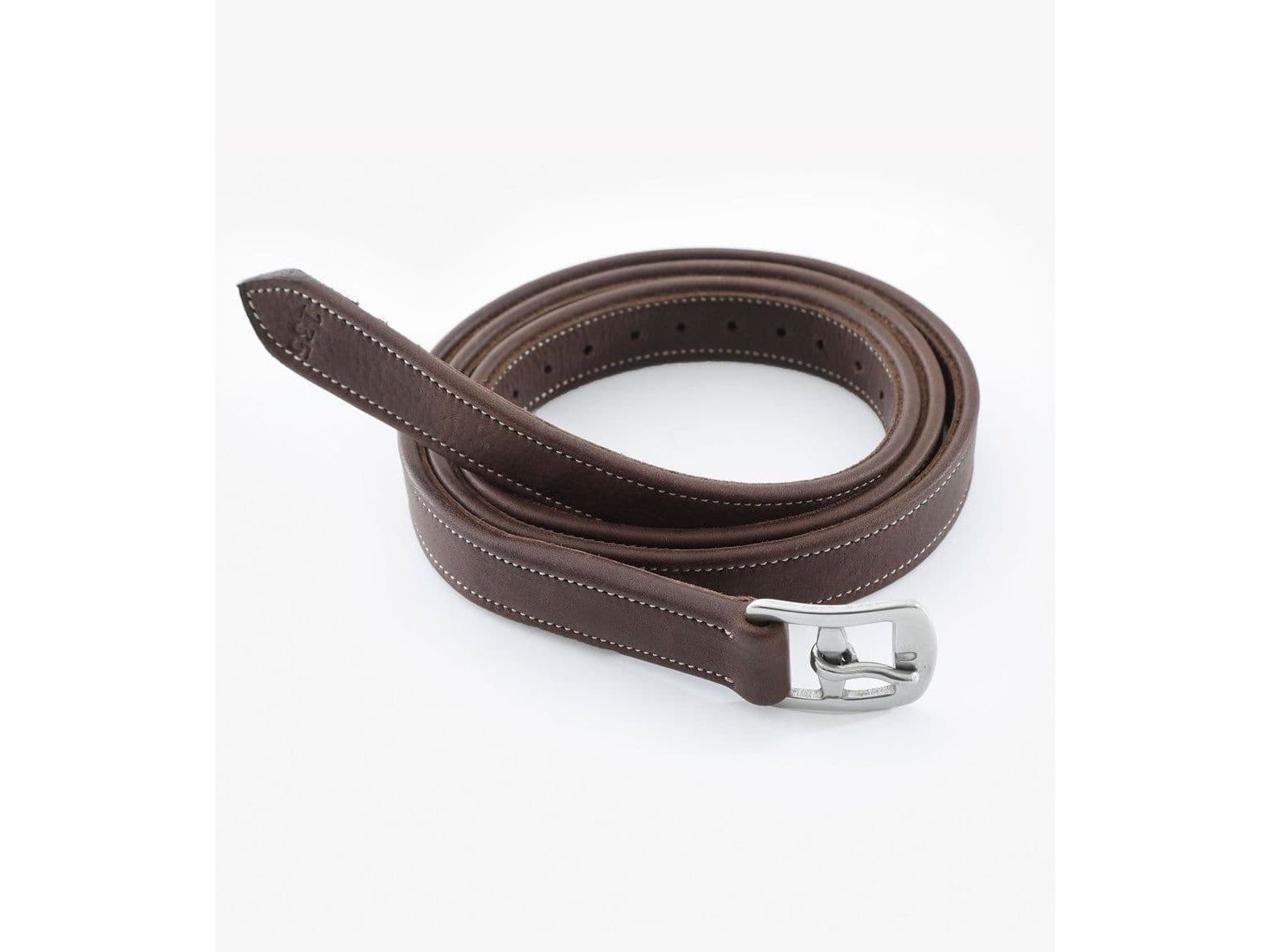 Premier Equine Matteo German Anilline Leather Stirrup Leathers Tonal Stitching