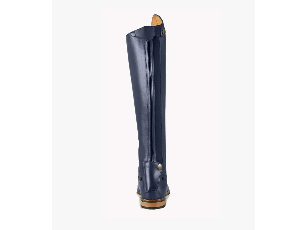 Premier Equine Maurizia Ladies Lace Front Tall Leather Riding Boots in Navy