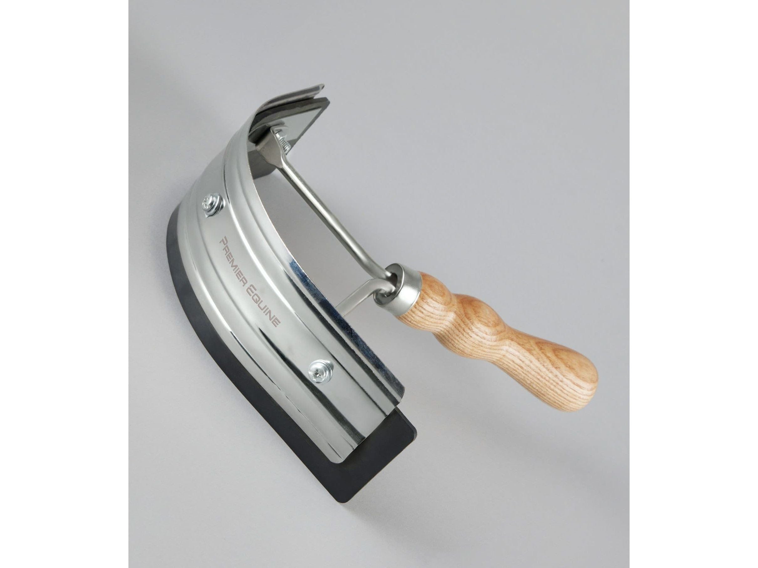 Premier Equine Metal Sweat Scraper with Wooden Handle
