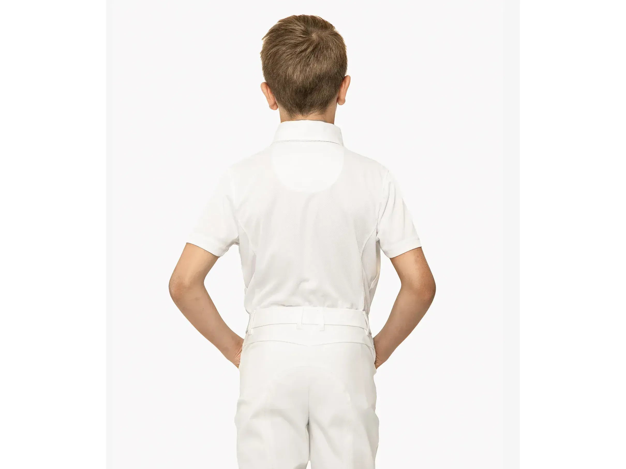 Premier Equine Mini Antonio Boy's Short Sleeve Tie Shirt