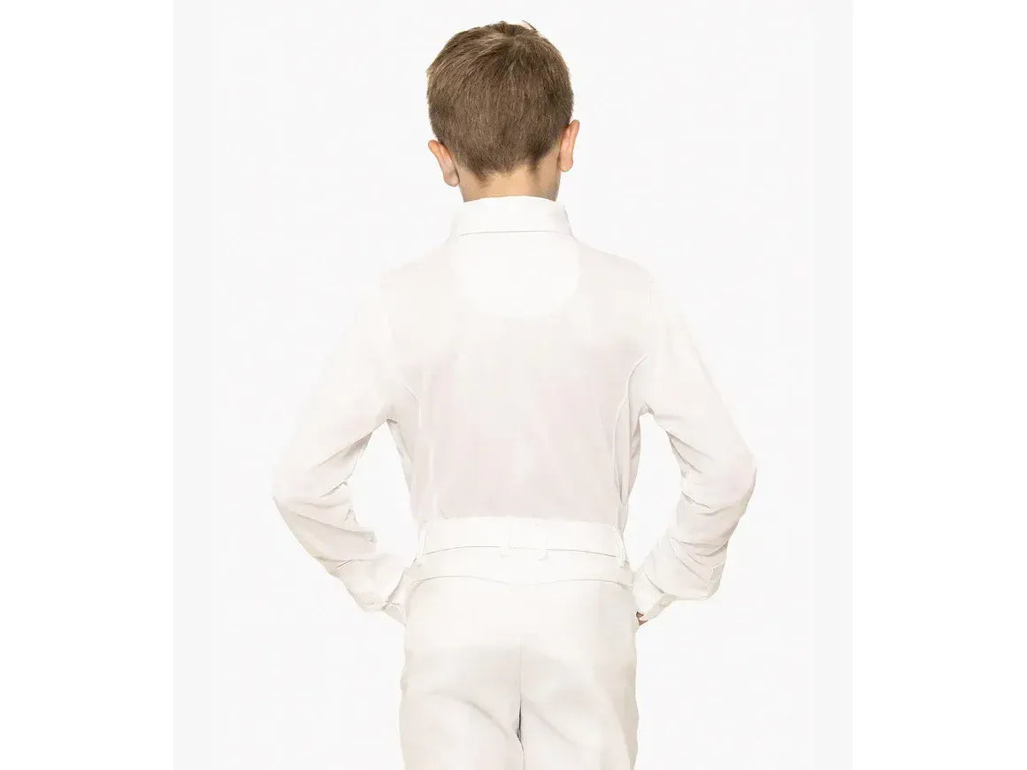 Premier Equine Mini Giulio Boy's Long Sleeve Tie Shirt
