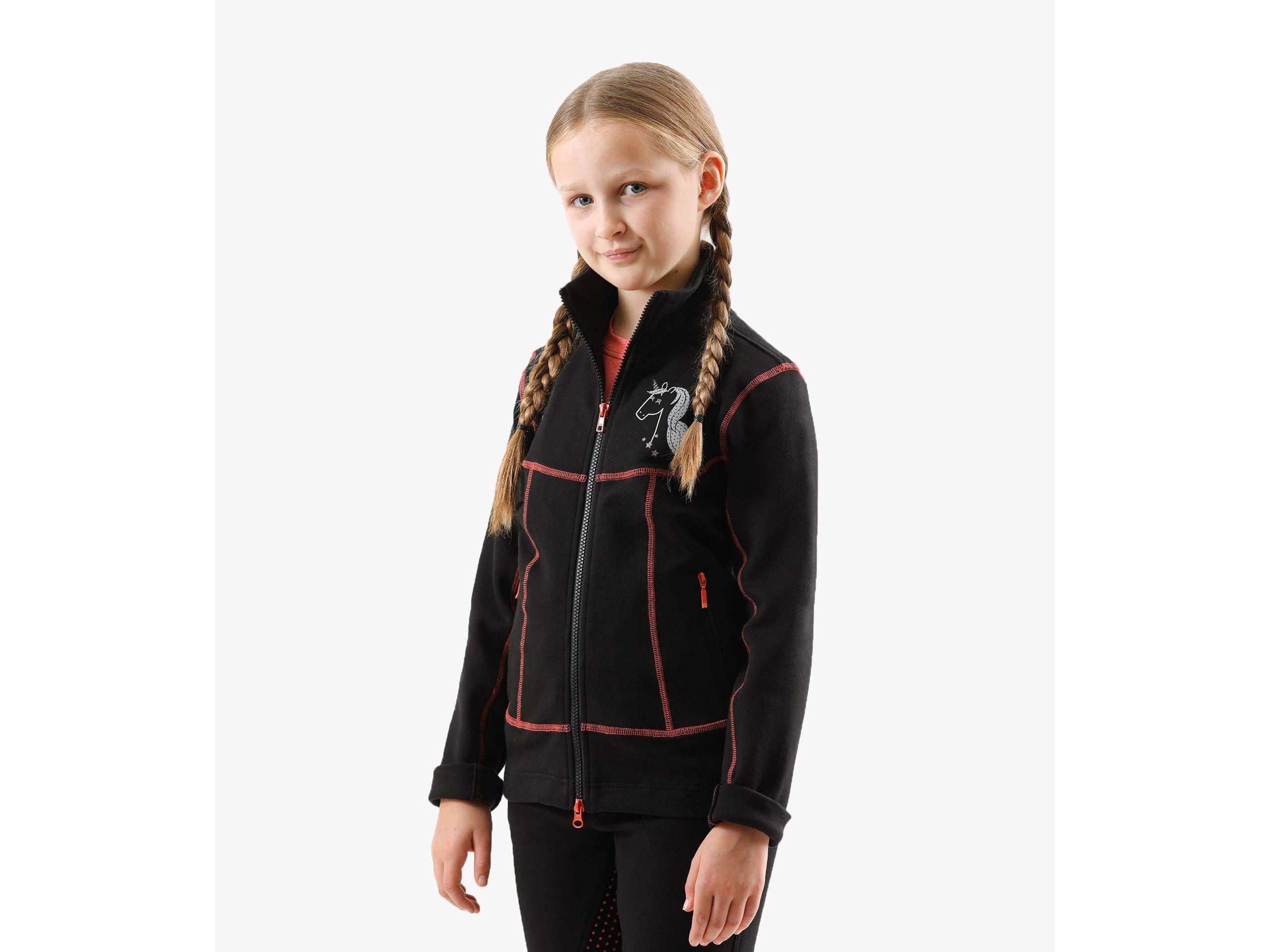 Premier Equine Molly Technical Kids Black Riding Jacket