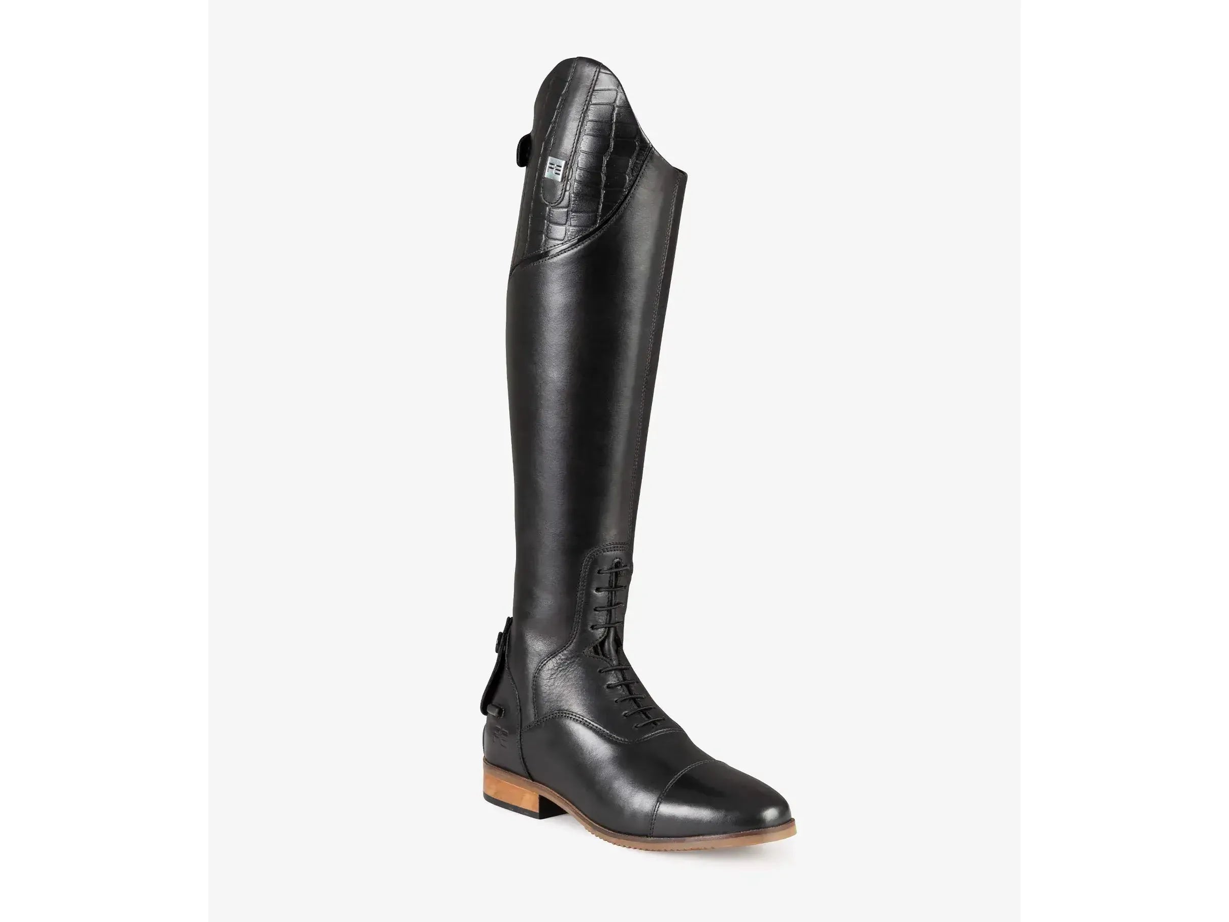 Premier Equine Passaggio Ladies Black Leather Field Tall Riding Boots