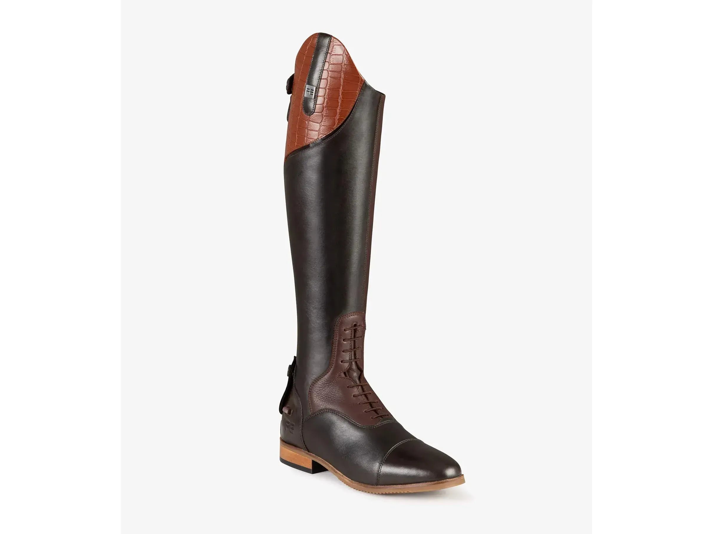 Premier Equine Passaggio Ladies Brown Leather Field Tall Riding Boots