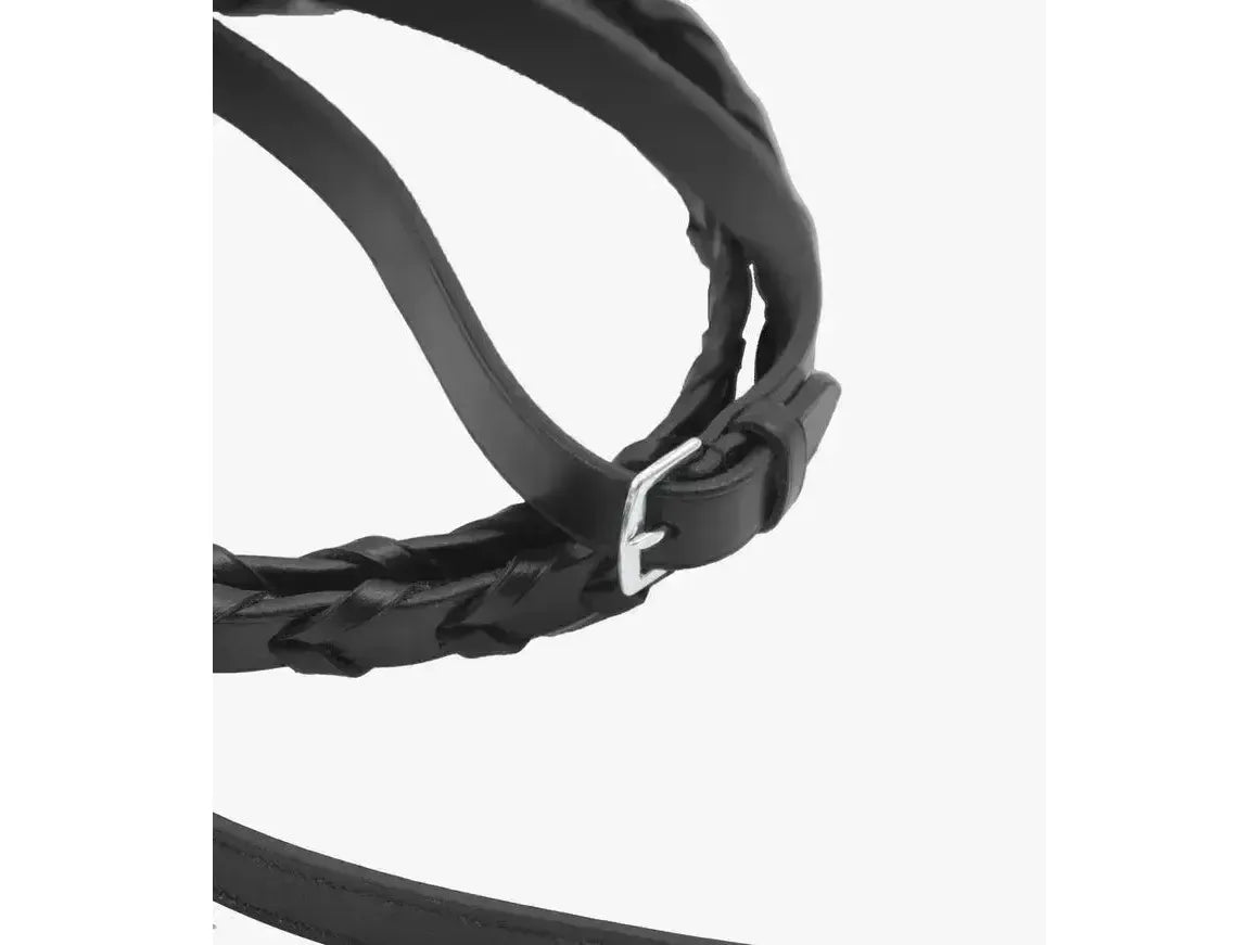 Premier Equine Pietro Laced Reins Black 54" RRP £44.35