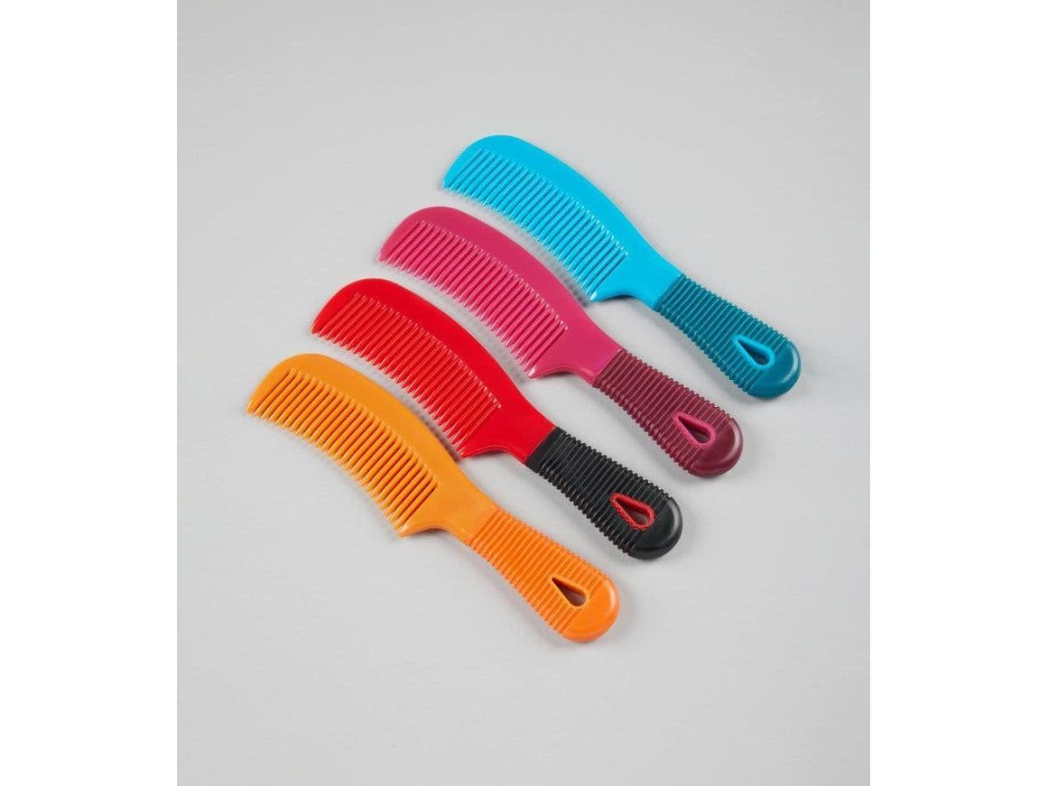 Premier Equine Plastic Mane Comb with Handle - Large