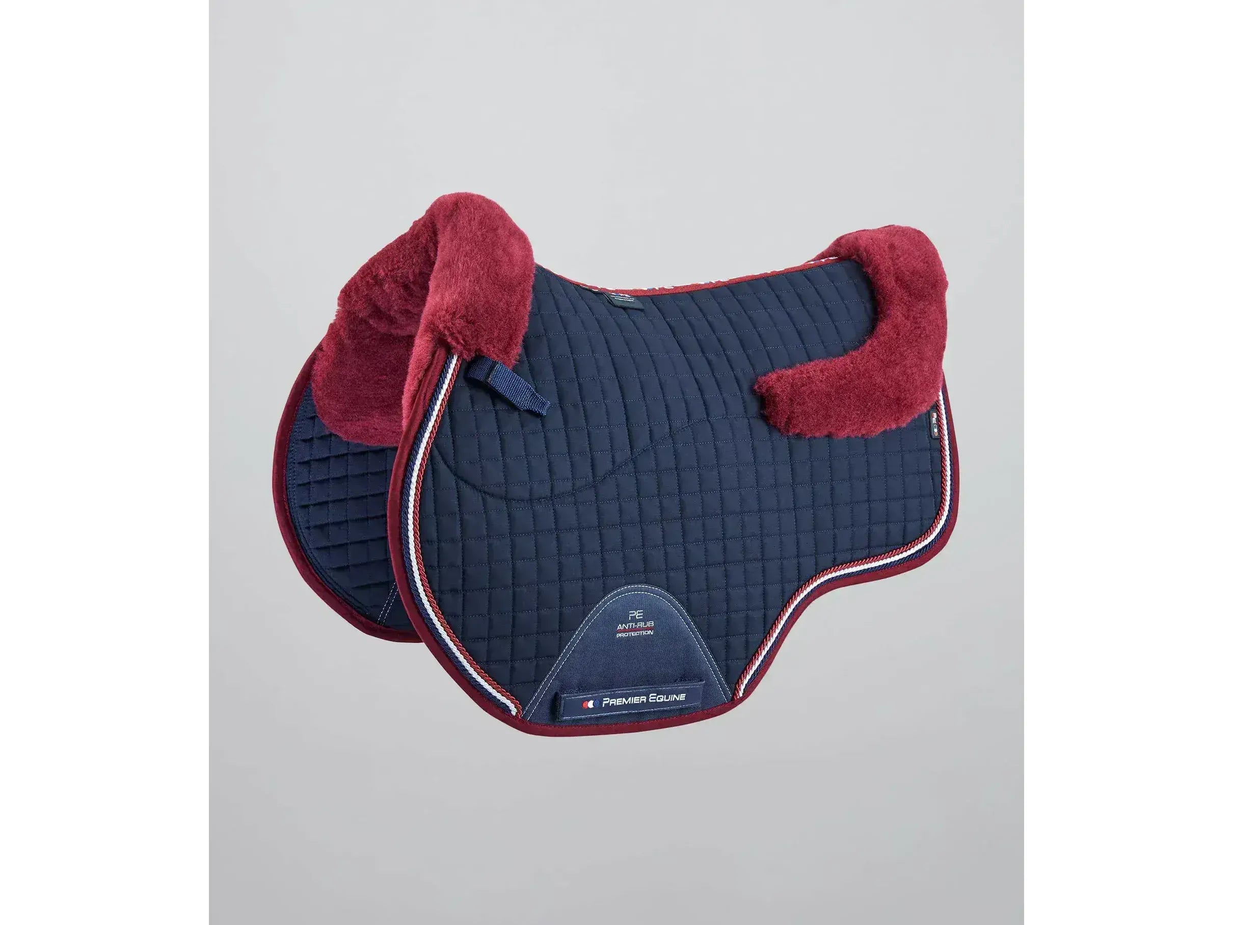 Premier Equine Pony Close Contact Merino Wool Half Lined European GP/ Jump Saddle Square
