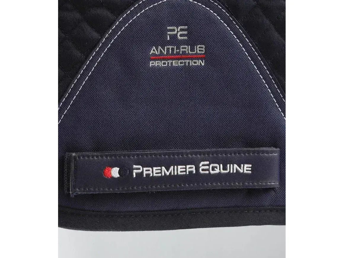 Premier Equine Pony Plain Cotton Dressage Saddle Square