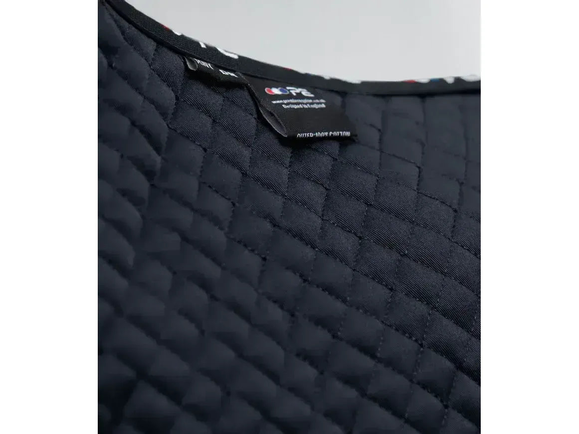 Premier Equine Pony Plain Cotton Dressage Saddle Square