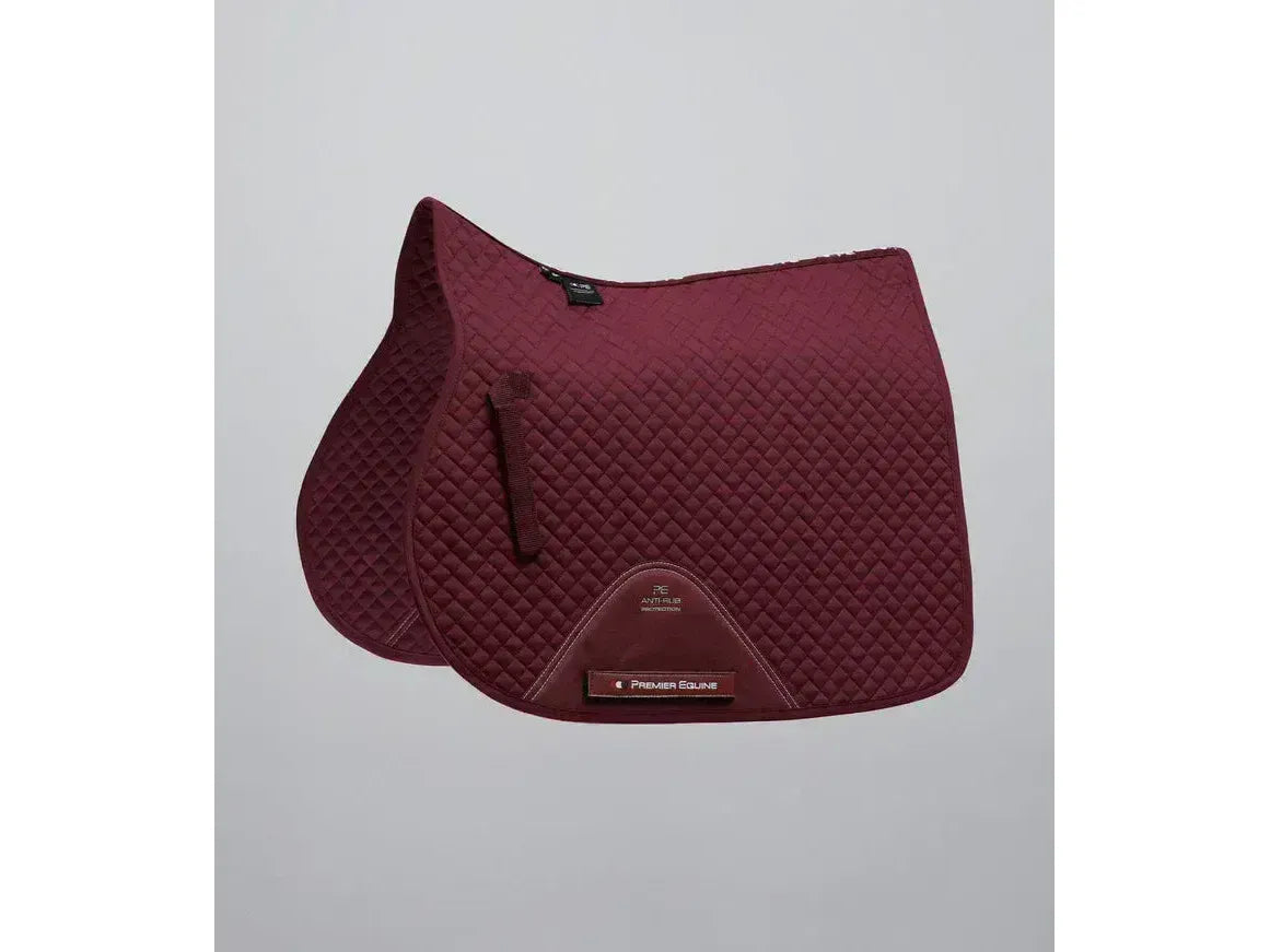 Premier Equine Pony Plain Cotton GP/Jump Saddle Square